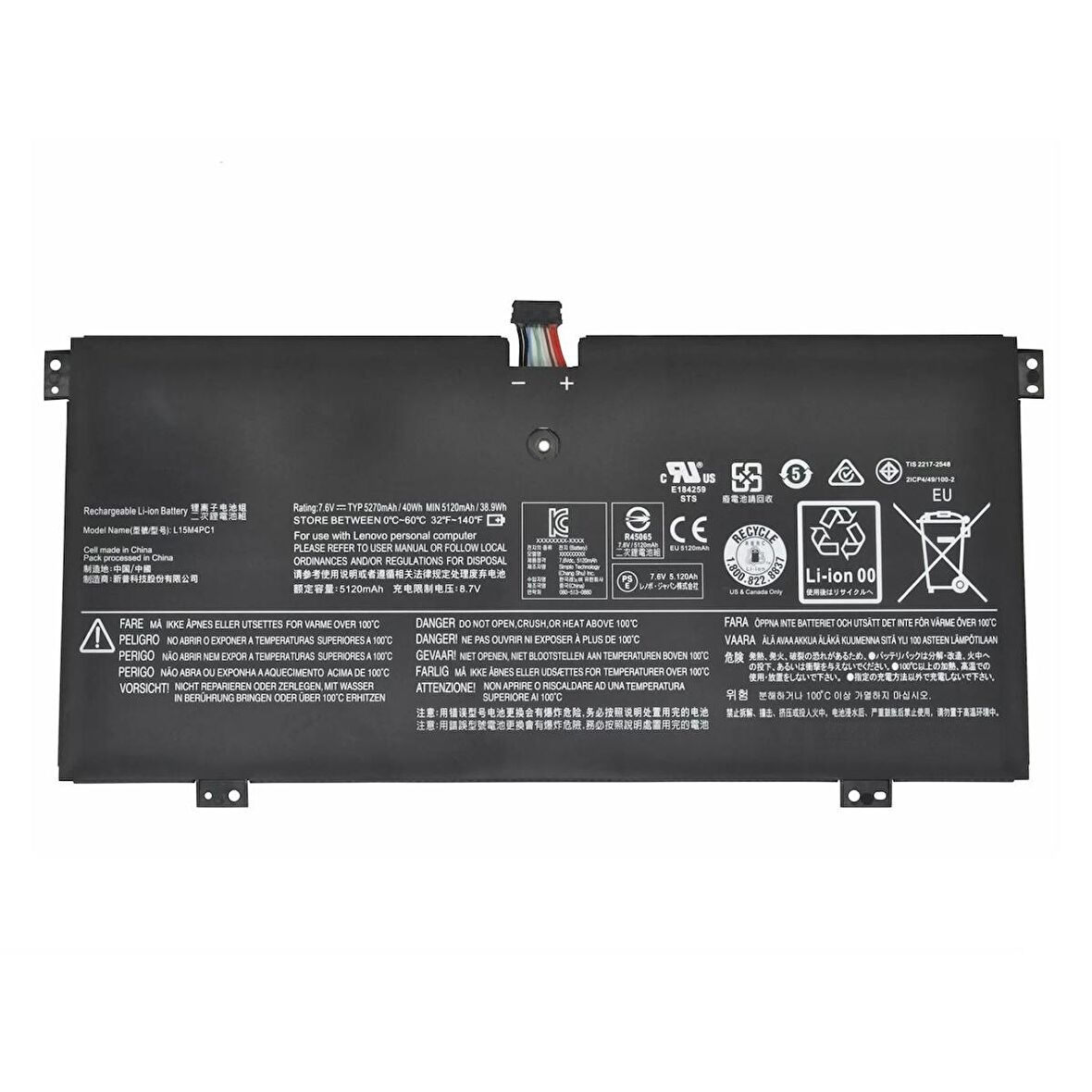 RETRO LENOVO IDEAPAD YOGA 710-11IKB, L15M4PC1 NOTEBOOK BATARYASI