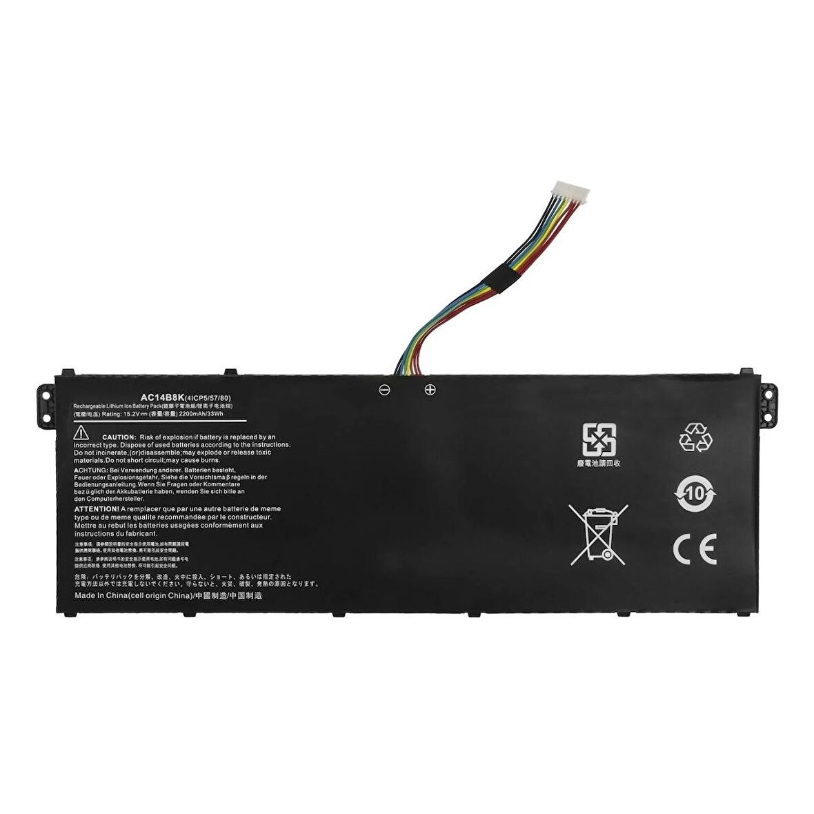RETRO ACER ASPİRE A515-41, A515-51, AC14B8K 4-CELL NOTEBOOK BATARYASI