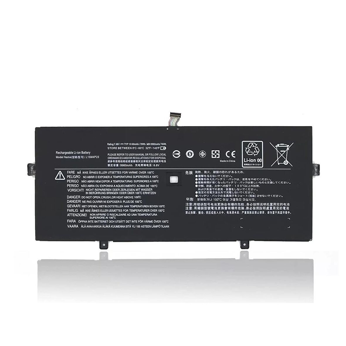 RETRO LENOVO IDEAPAD YOGA 910-13IKB, L15M4P23 NOTEBOOK BATARYASI