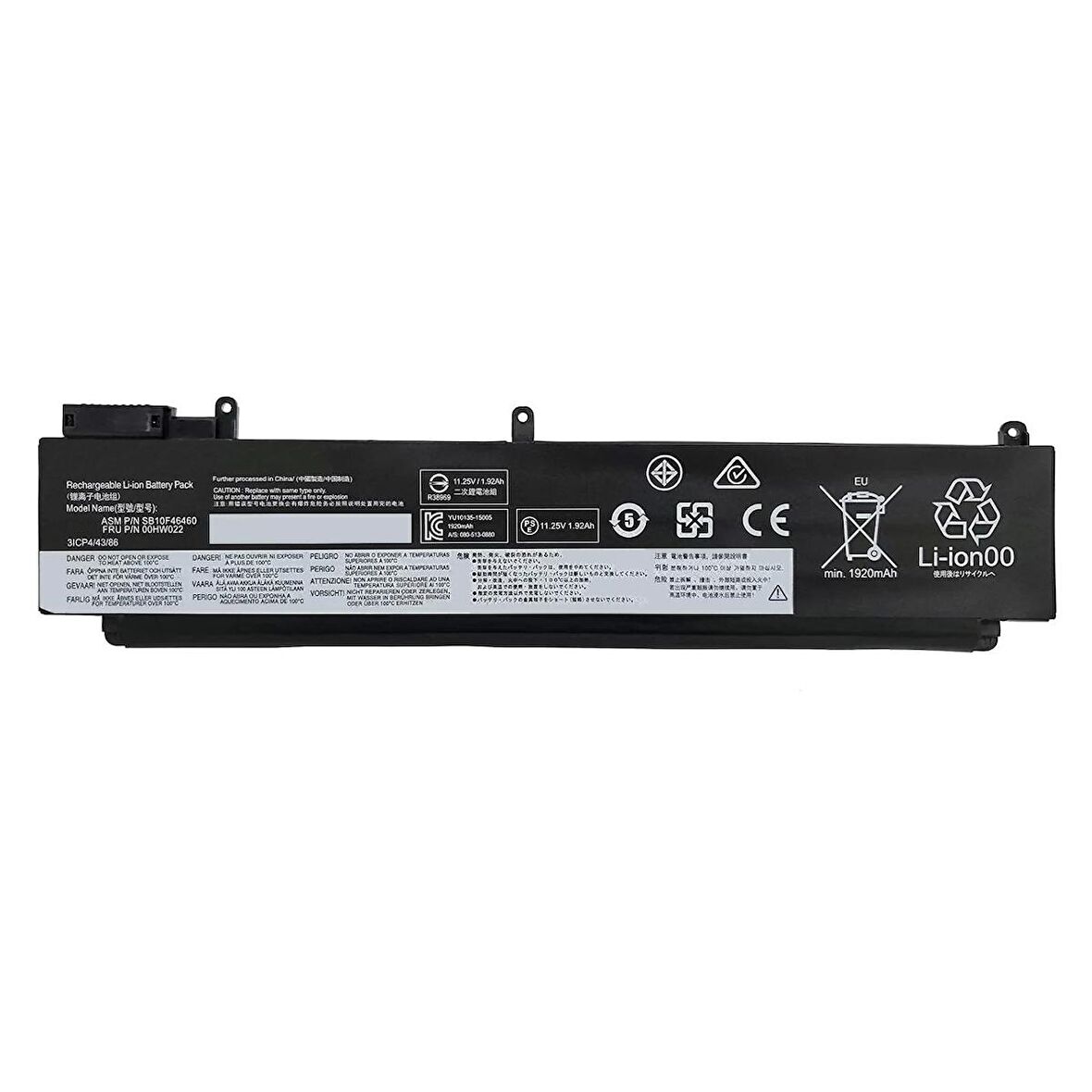 RETRO LENOVO THİNKPAD T460S, T470S NOTEBOOK BATARYASI - VER.2 (ALT)