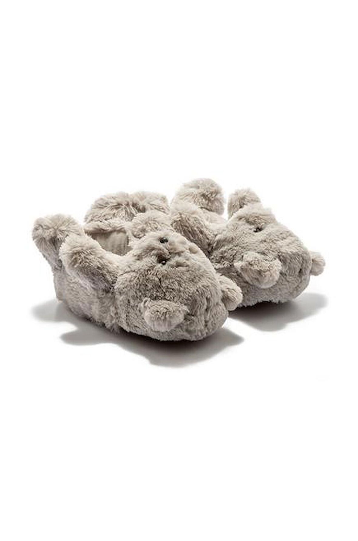 Twigy Teddy Gri Kadın Panduf Terlik AA0664