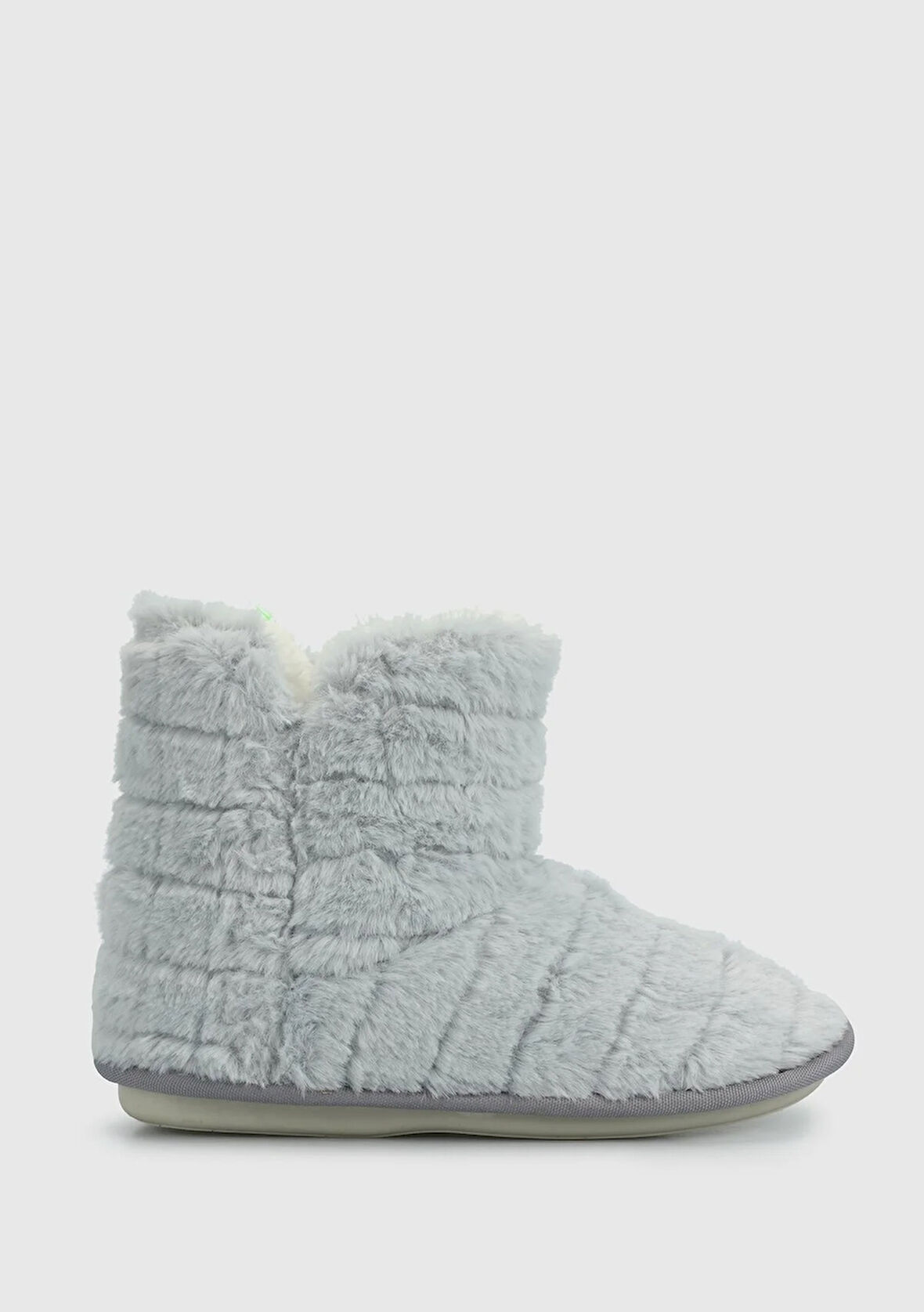 Gri Kadın Ev Terliği