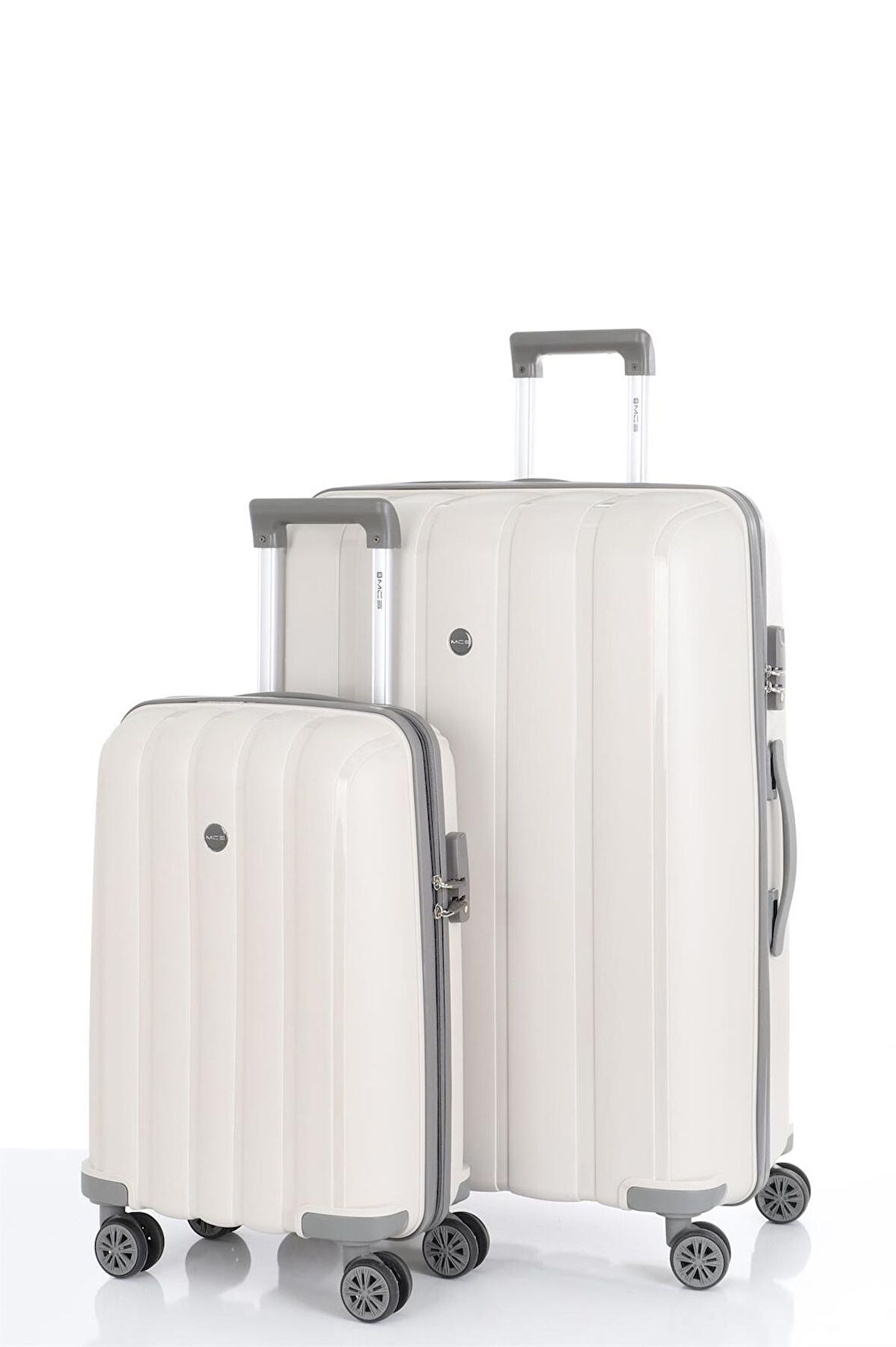 Mçs Polipropilen 2'li Valiz Seti Büyük & Kabin V305