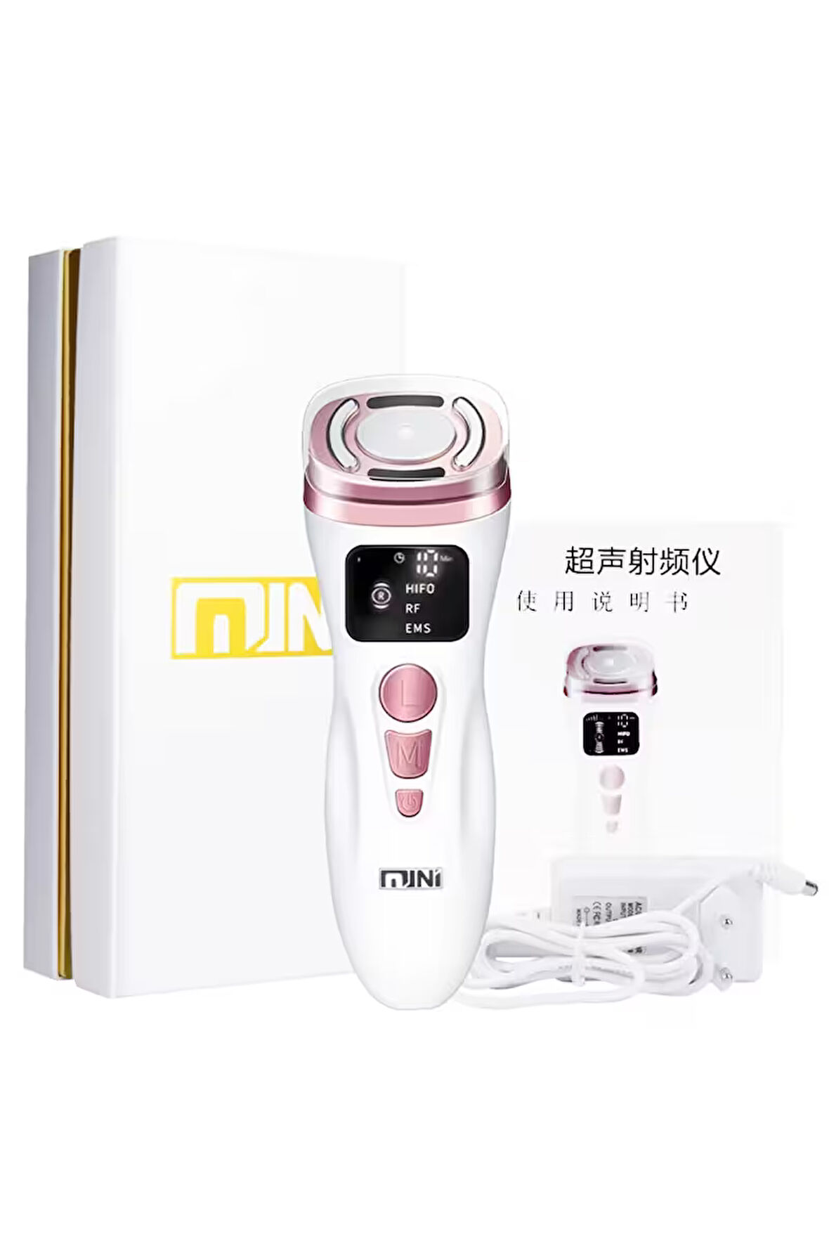Hifultrasound Yüz Sıkılaştırma Germe Cilt Bakım Cihazı Rf Ems Cilt Kırışıklık Toparlama Cihazı