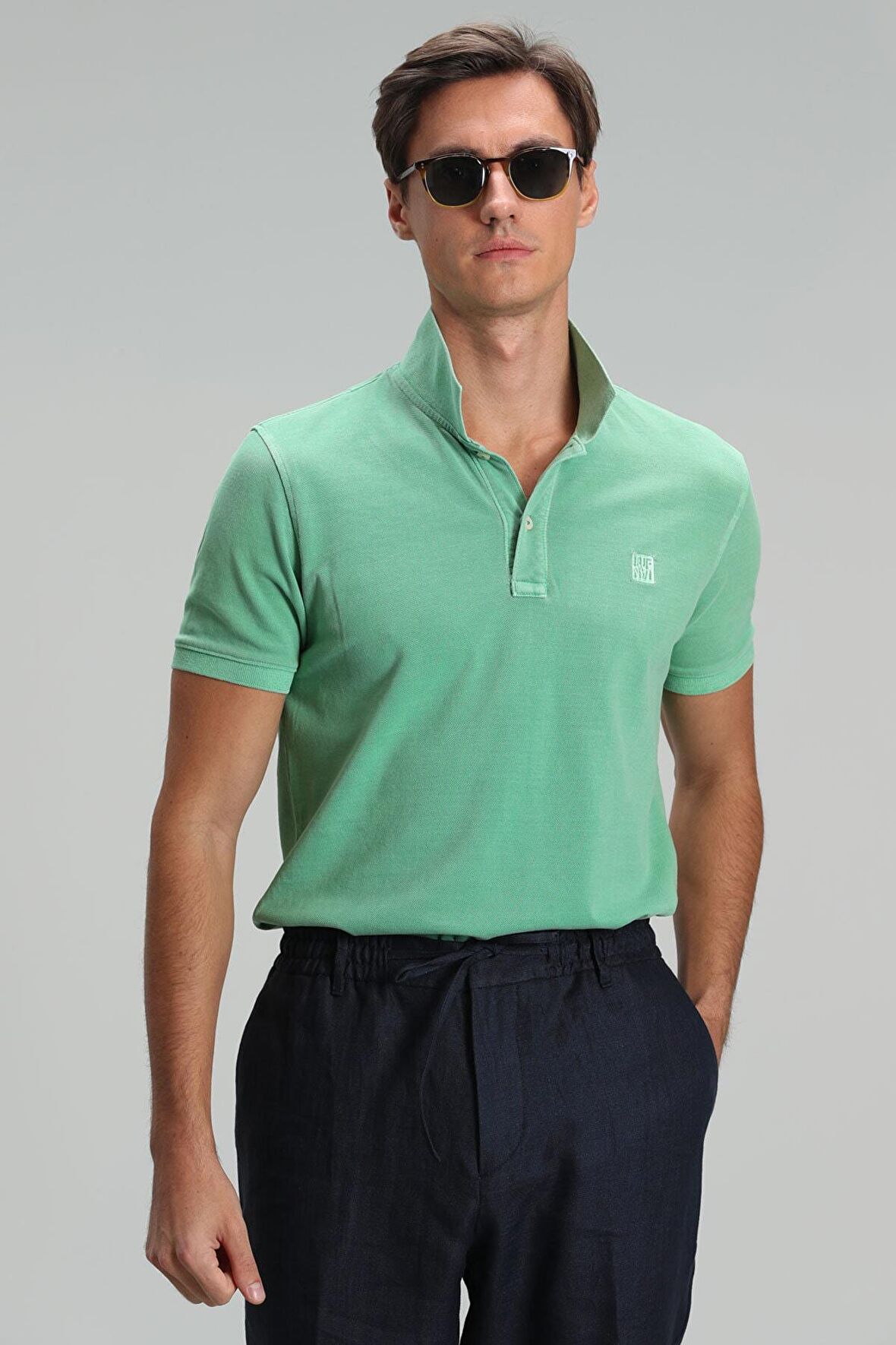 Vernon Spor Polo Yaka Erkek Tişört Tarçın