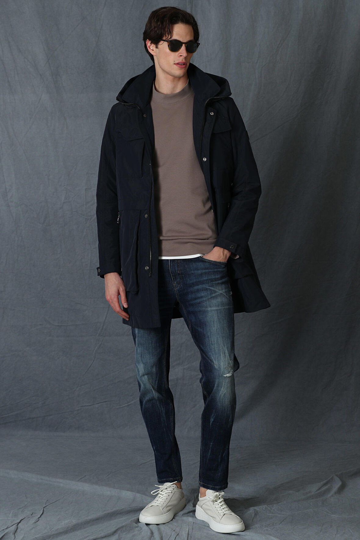 Lucas Smart Jean Erkek Pantolon Slim Fit Mavi