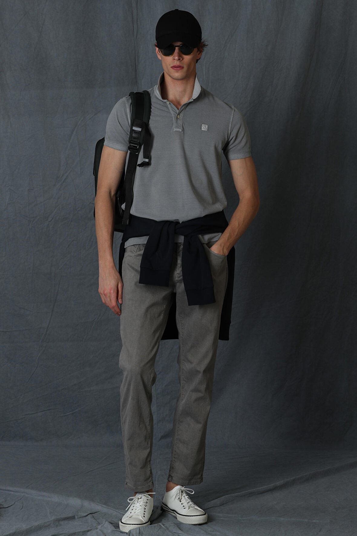 Helt Spor 5 Cep Erkek Pantolon Slim Fit Vizon