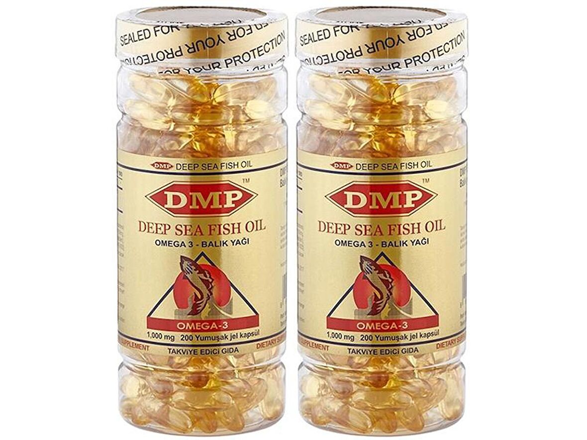 Dmp Balık Yağı 2x200 Softgel Omega 3 1000 Mg 