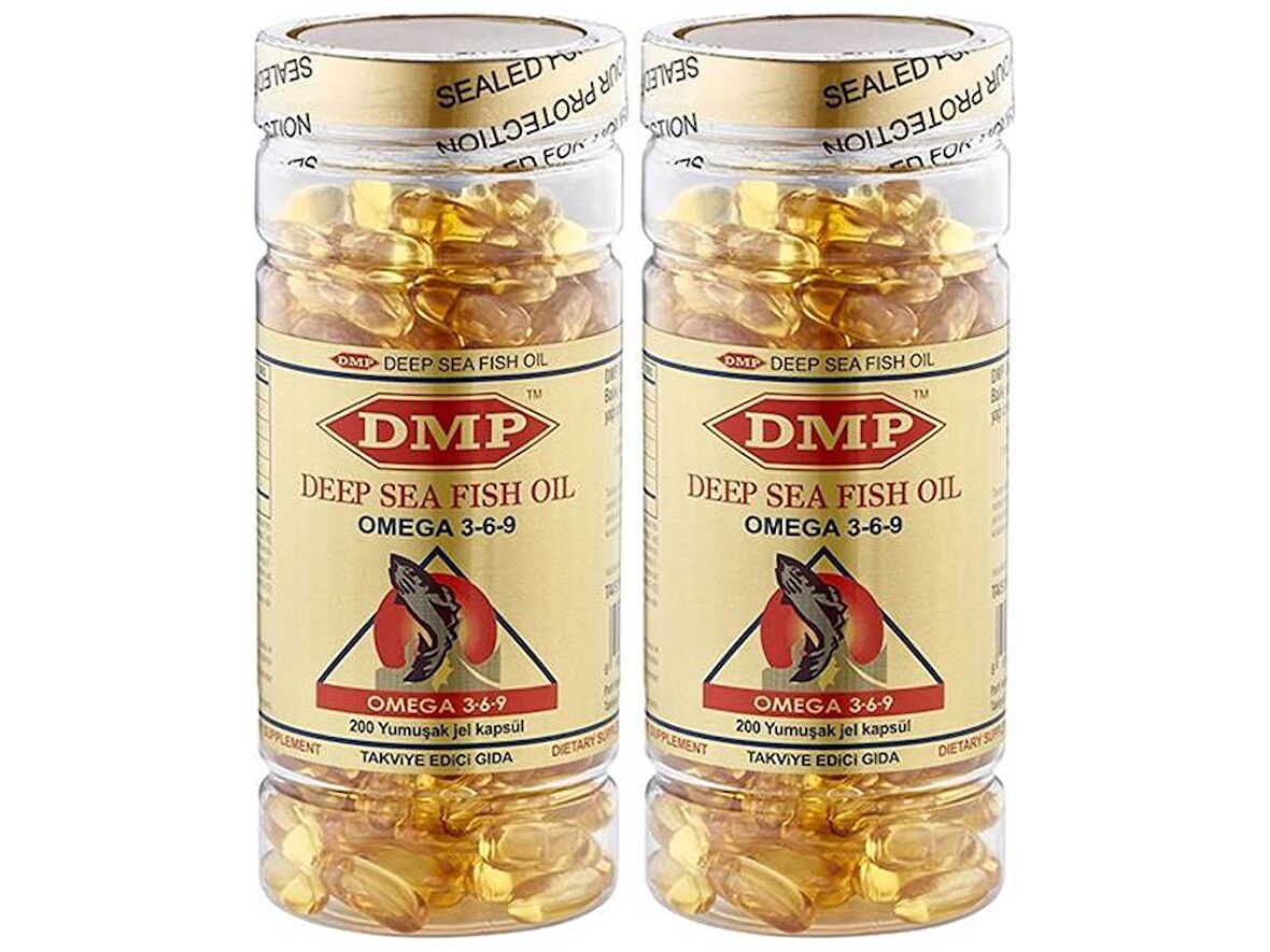 Dmp Omega 3-6-9 1000 Mg Balık Yağı 2x200 Softgel