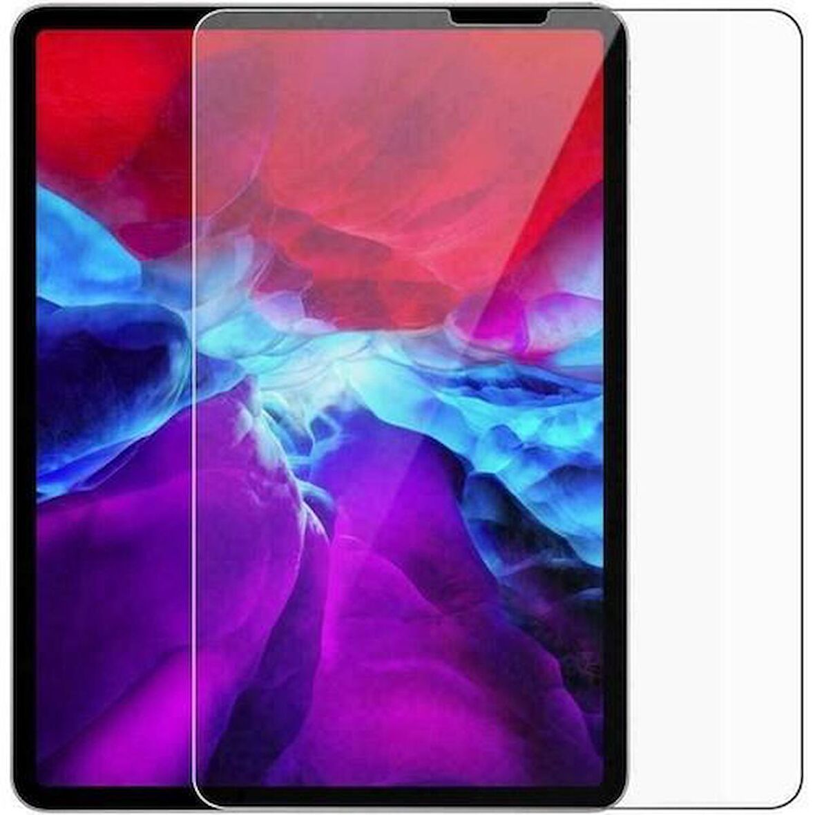 Apple iPad Pro 12.9 2018 2020 2021 Blue Nano Ekran Koruyucu Plastik ve Cam Karışımı