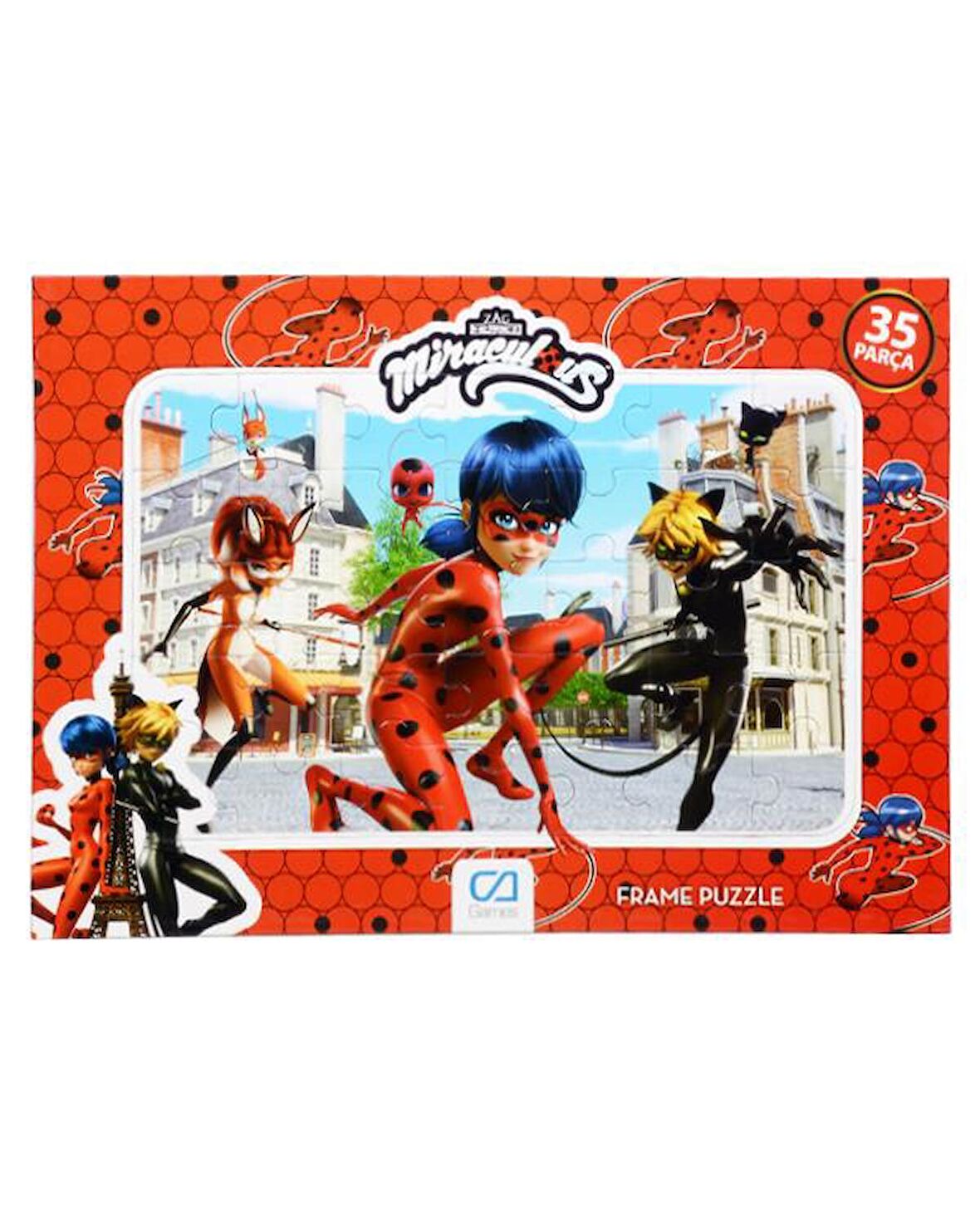 Ca Games Miraculous 3+ Yaş Büyük Boy Puzzle 35 Parça
