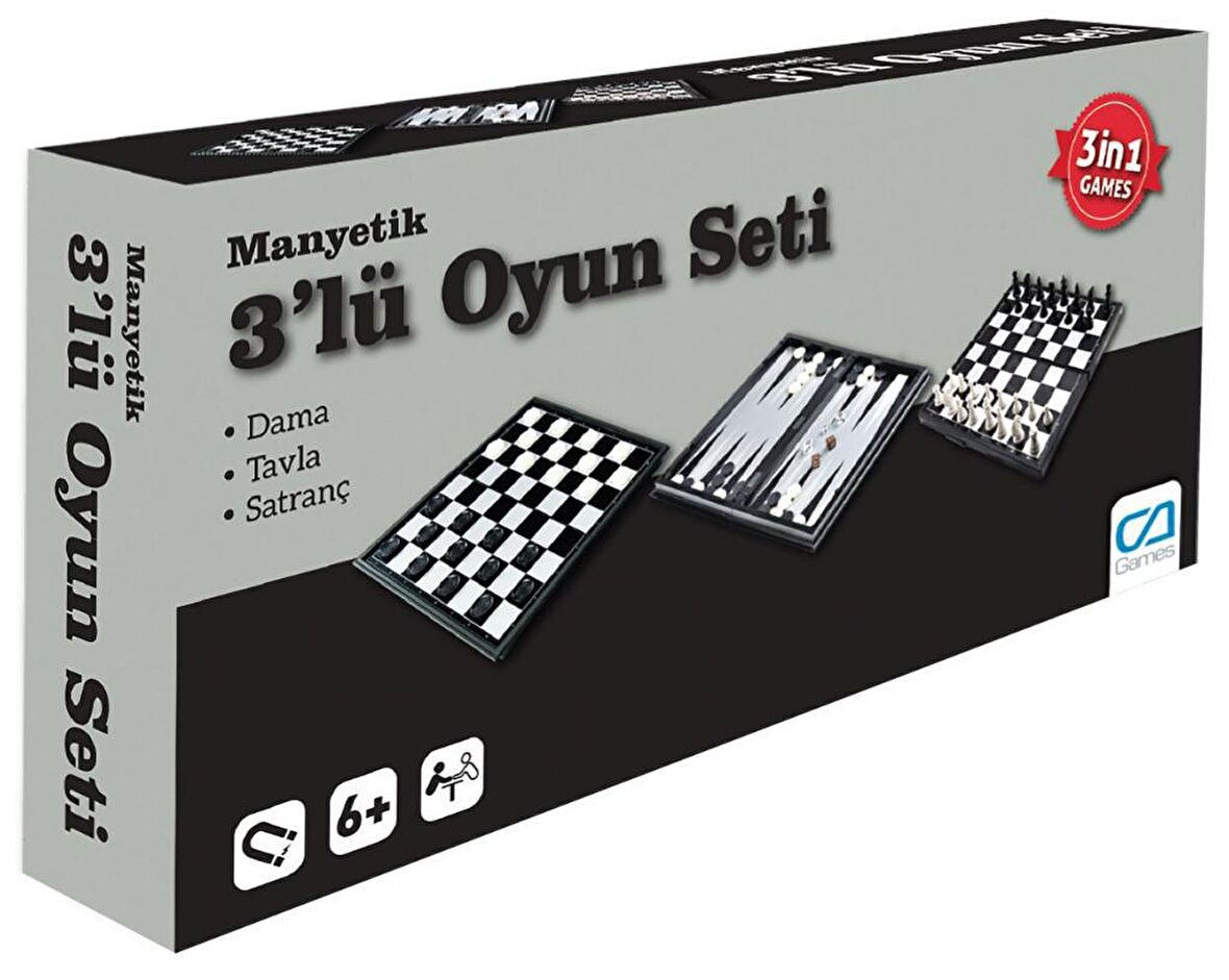 MANYETİK 3'LÜ OYUN SETİ