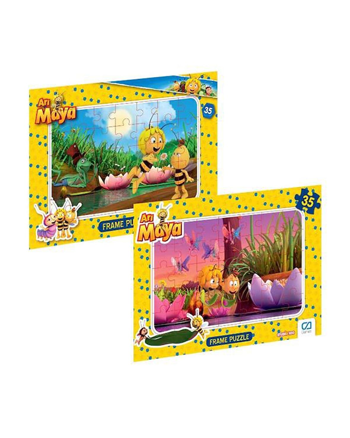 Ca Games Arı Maya 3+ Yaş Büyük Boy Puzzle 2x35 Parça
