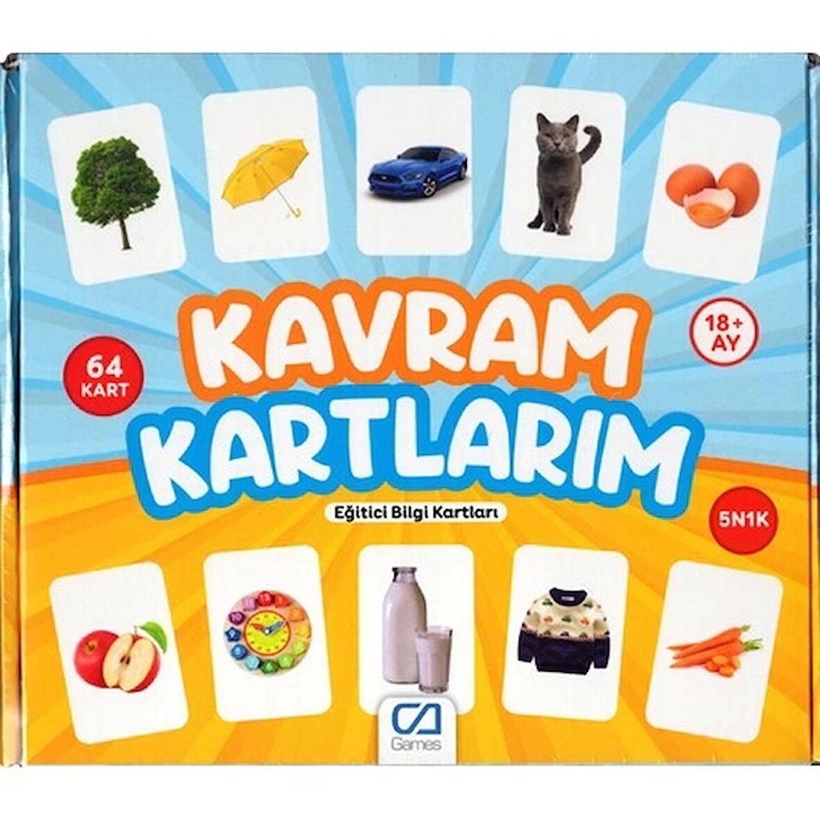 Eğitici Bilgi Kartları Kavram Kartlarım