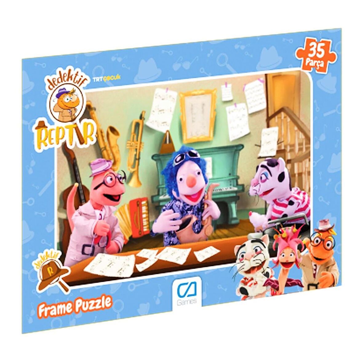 Ca Games Dedektif Reptır 35 Parça Frame Puzzle CA-5208
