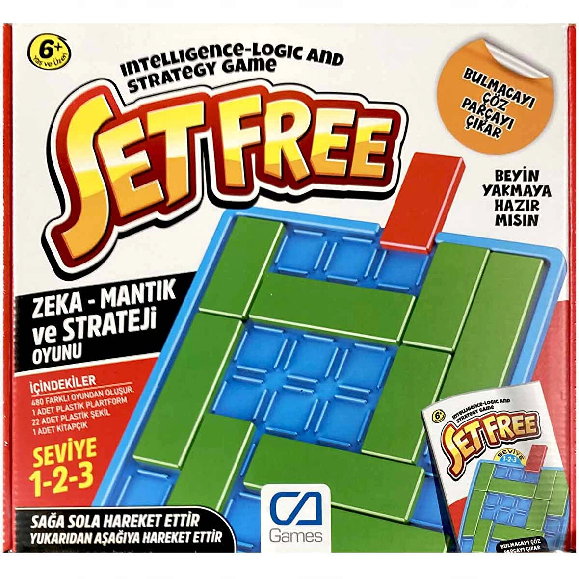 Setfree Kaydırmalı Puzzle Kutu Oyunu