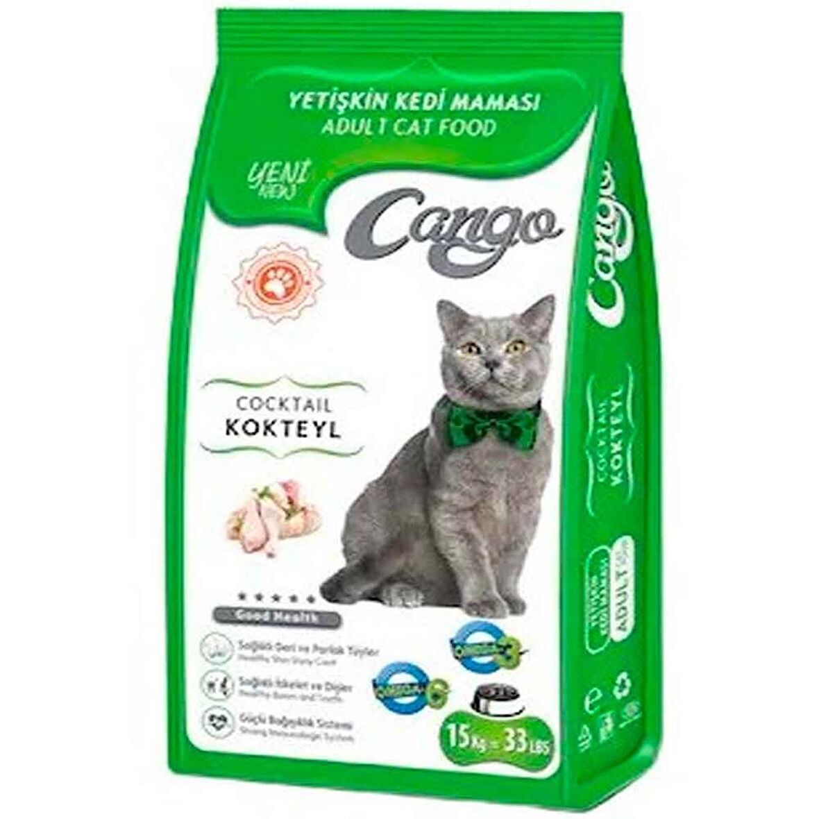 Cango Kokteyl Yetişkin Kedi Maması 15 KG