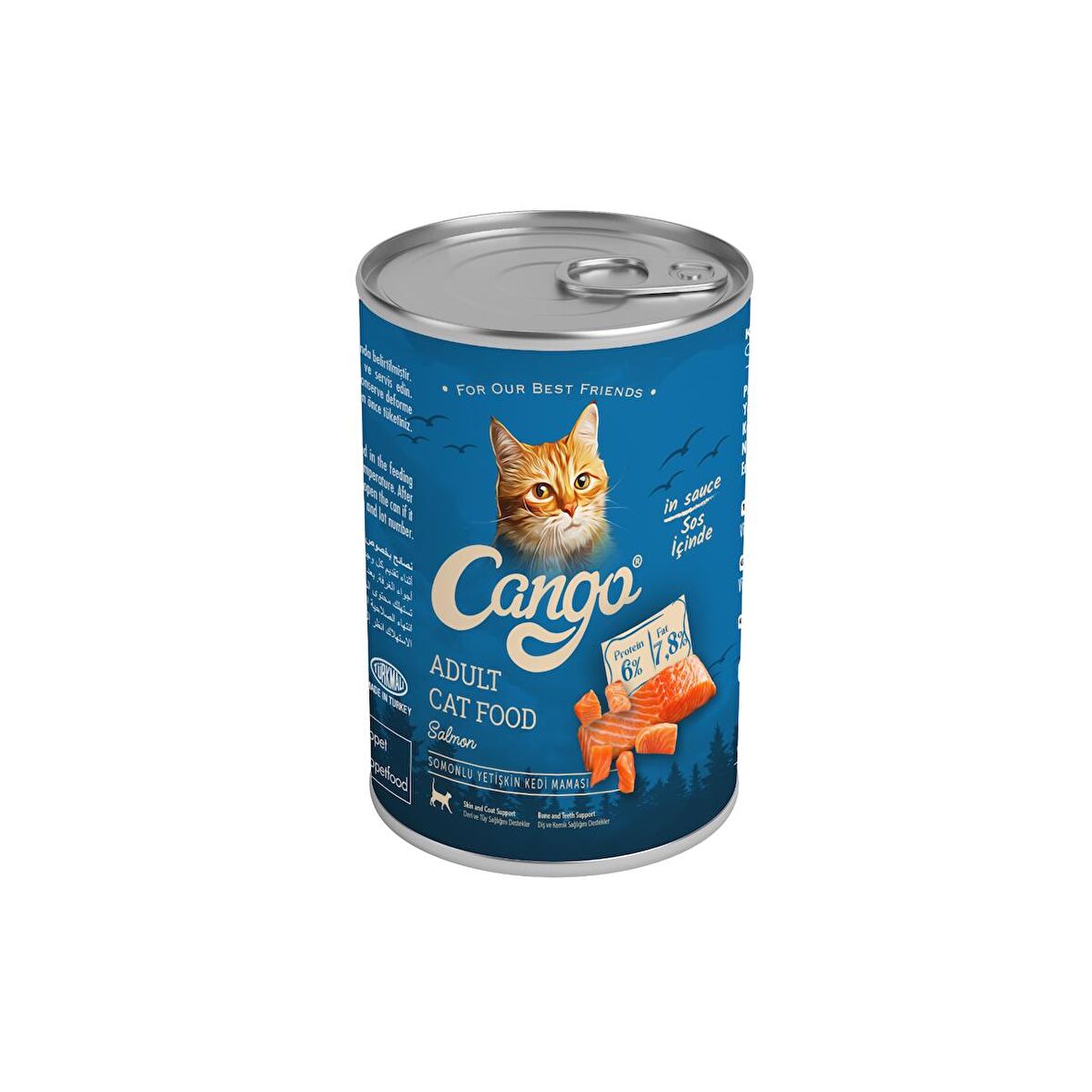 Cango Yetişkin Yaş Kedi Maması Somonlu 415Gr