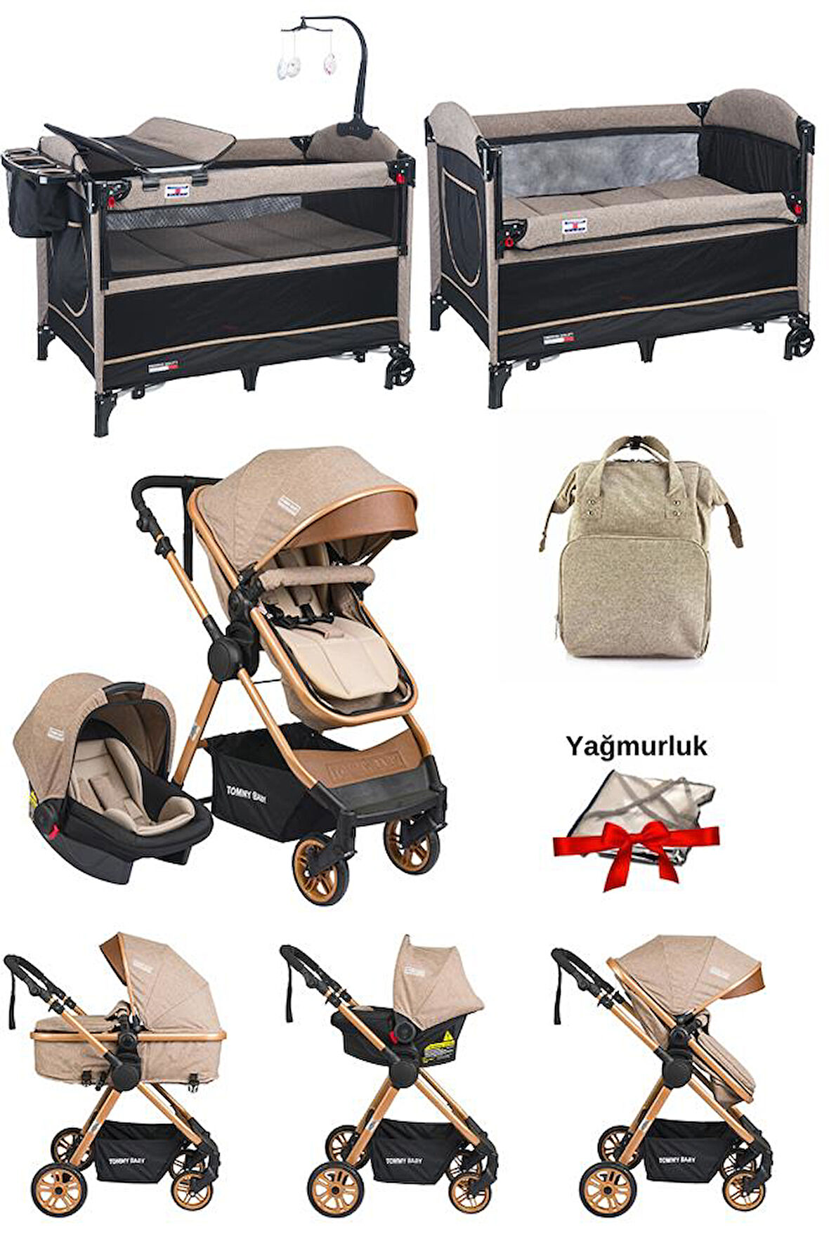 Handy Yenidoğan Seti Bebek Arabası Travel Sistem Oyun Parkı Çanta