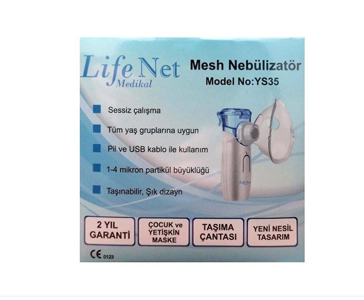 Life Net Mesh Nebülizatör-taşınabilir Ys35 8681893031887