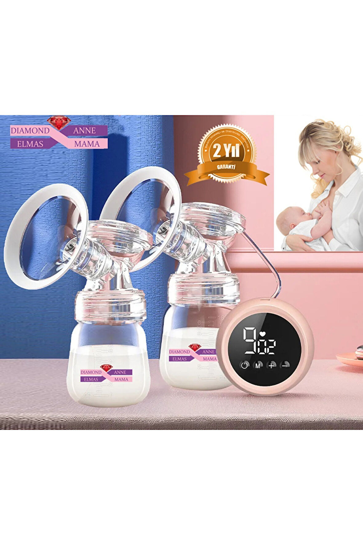 GÖĞÜS POMPASI ŞARJLI  DİAMOND MAMA 8681893032143
