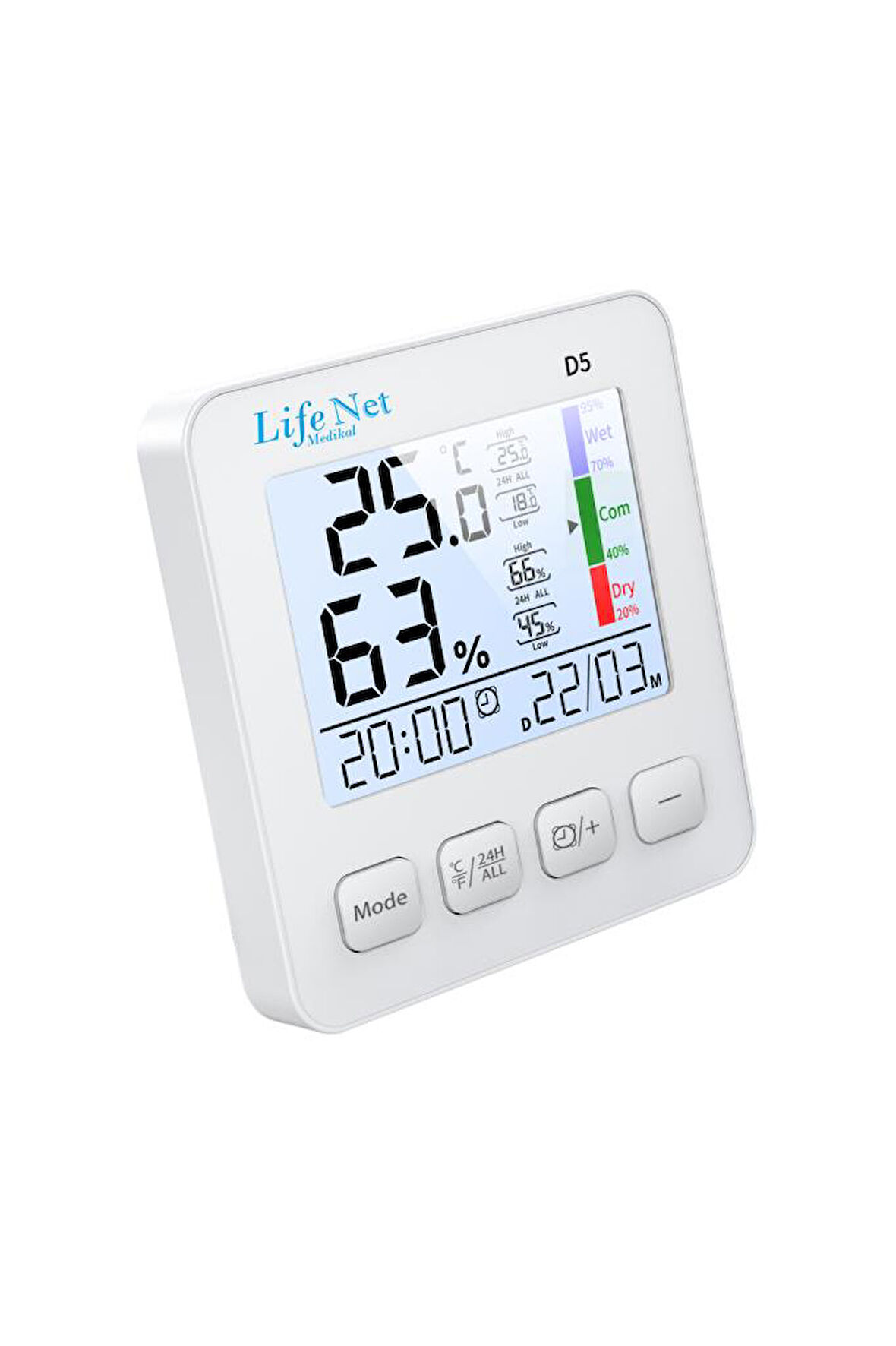 Dijital Termometre Isı Ve Nem Ölçer D5