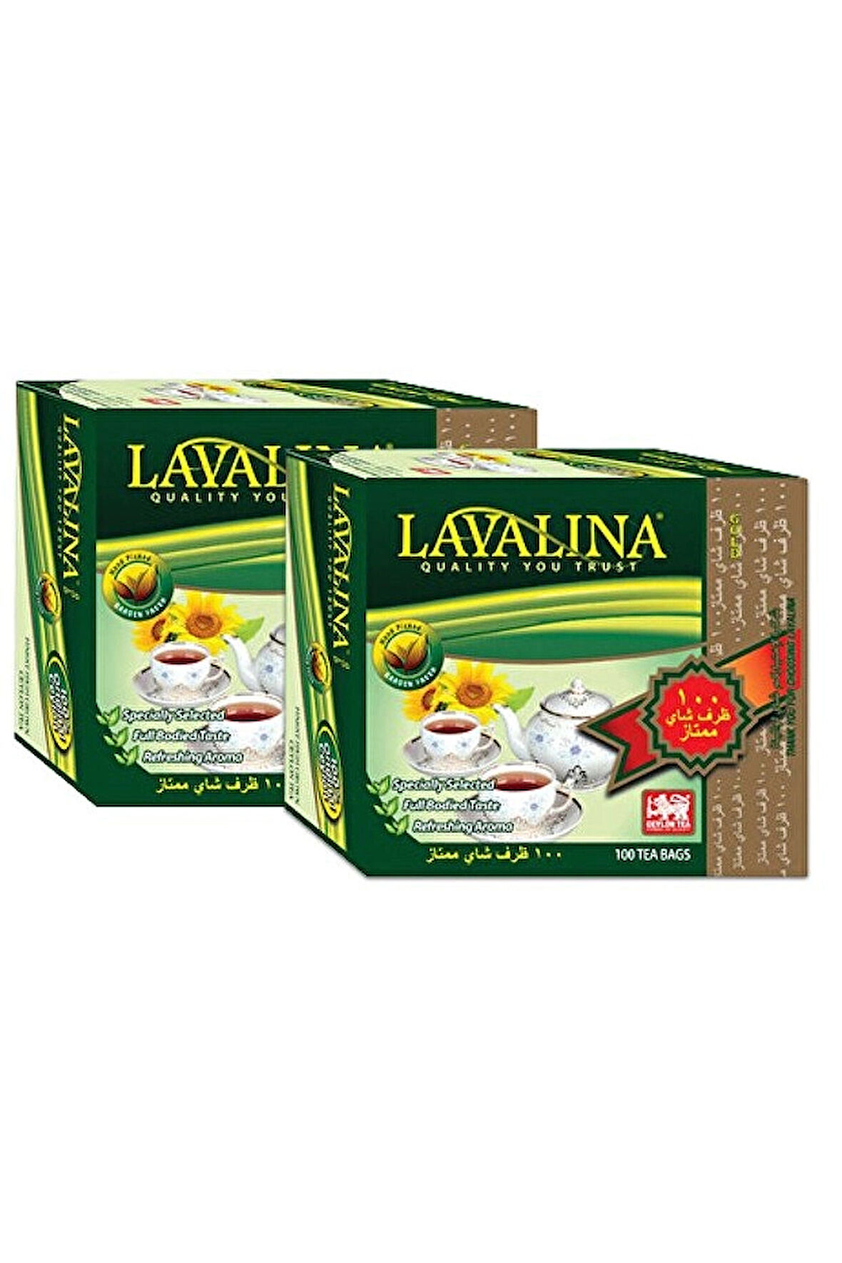 LAVALINA İTHAL SEYLAN SRİ LANKA SALLAMA POŞET ÇAY 100'LÜ