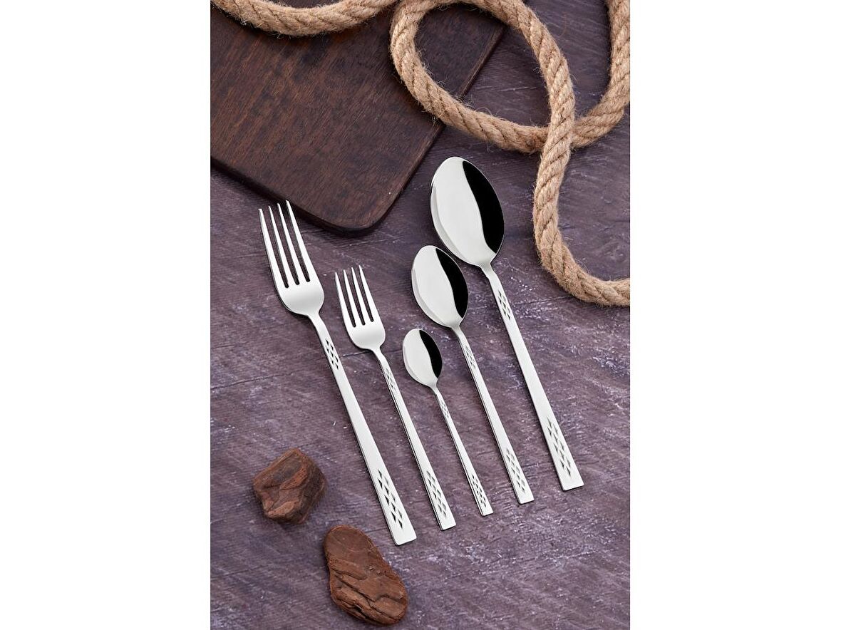 Taç Felina Lina 60 Parça Çatal Kaşık Seti