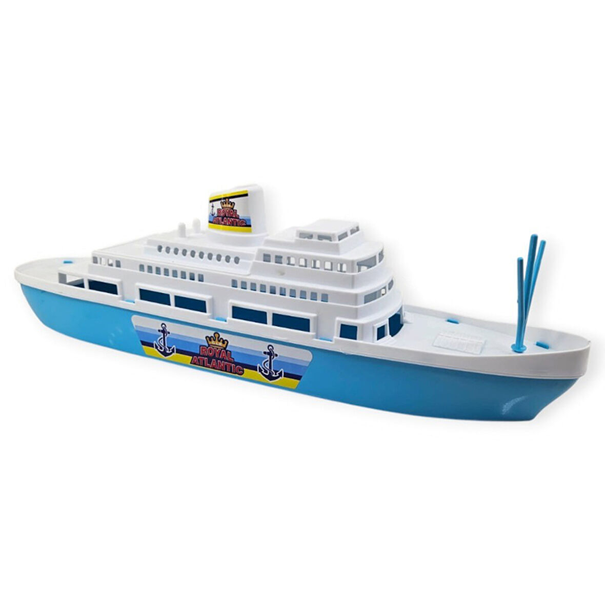Transatlantik Yolcu Gemisi 45 cm - Mavi 