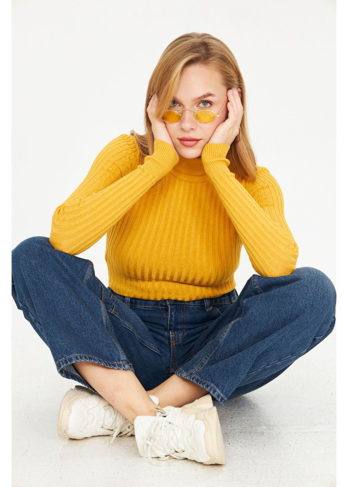 Likrali Bogazli Triko 