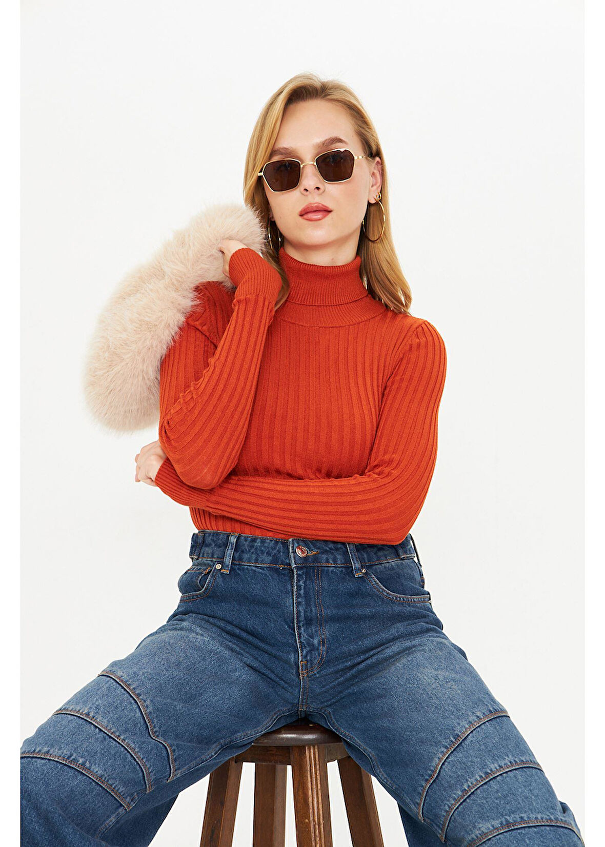 Likrali Bogazli Triko 