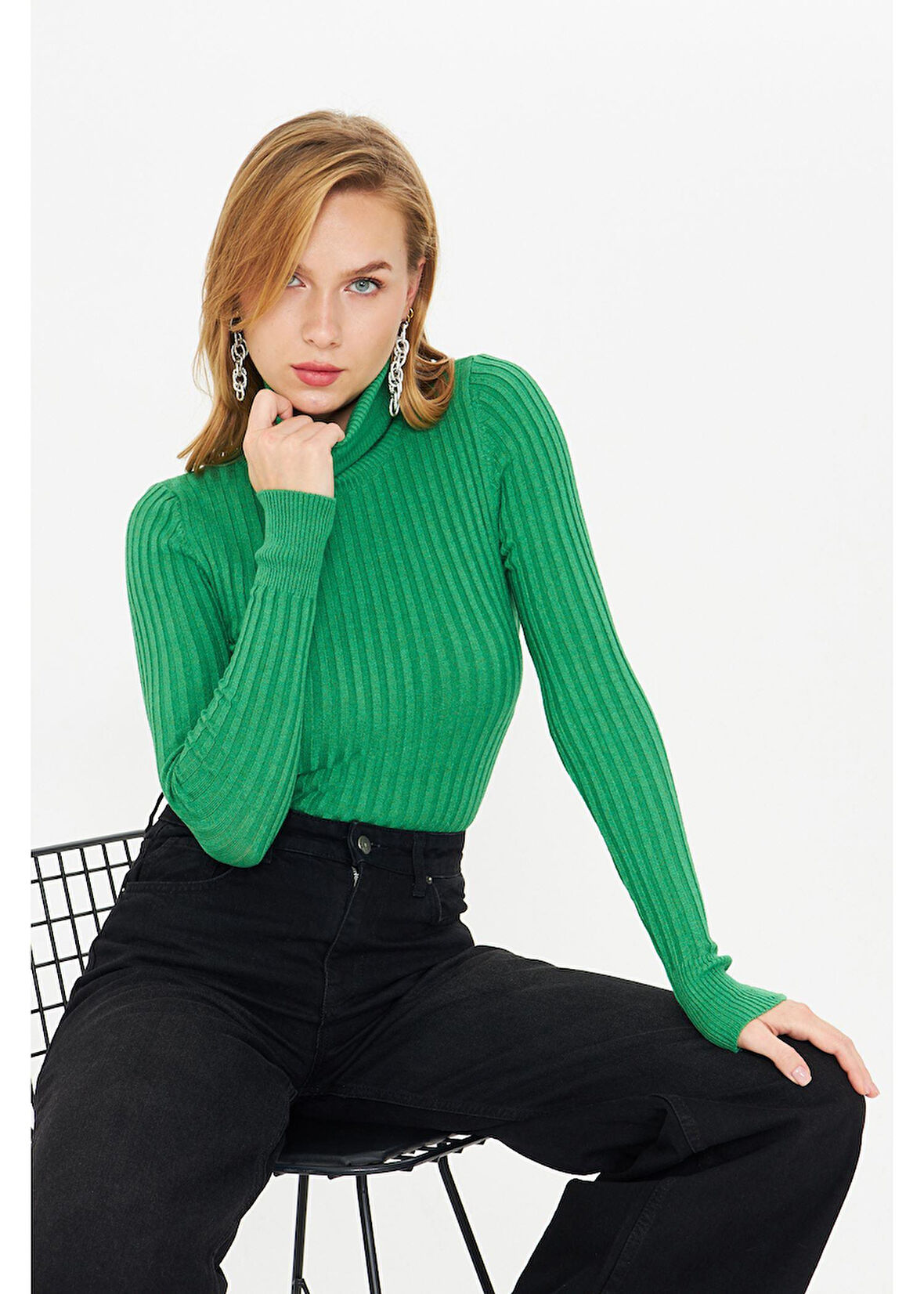 Likrali Bogazli Triko 