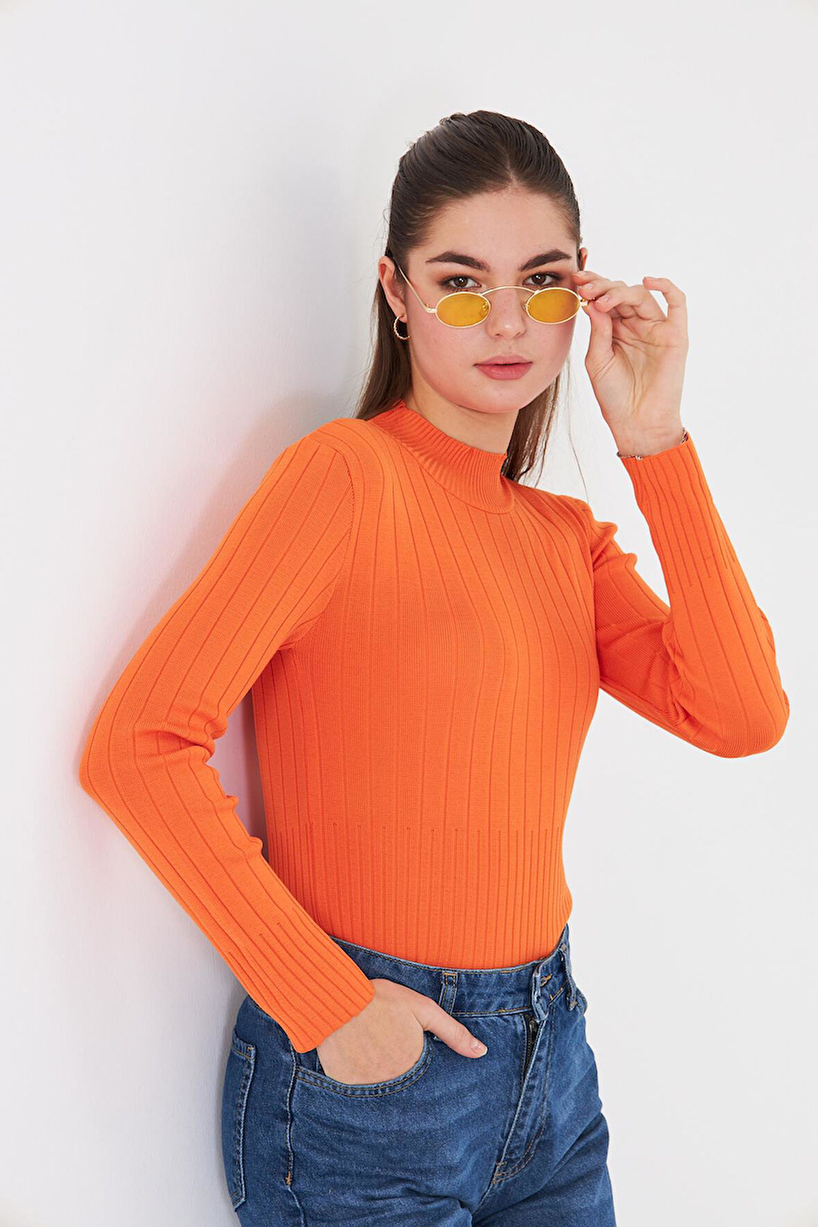 Yarım Balıkçı Uzun Kol Triko 