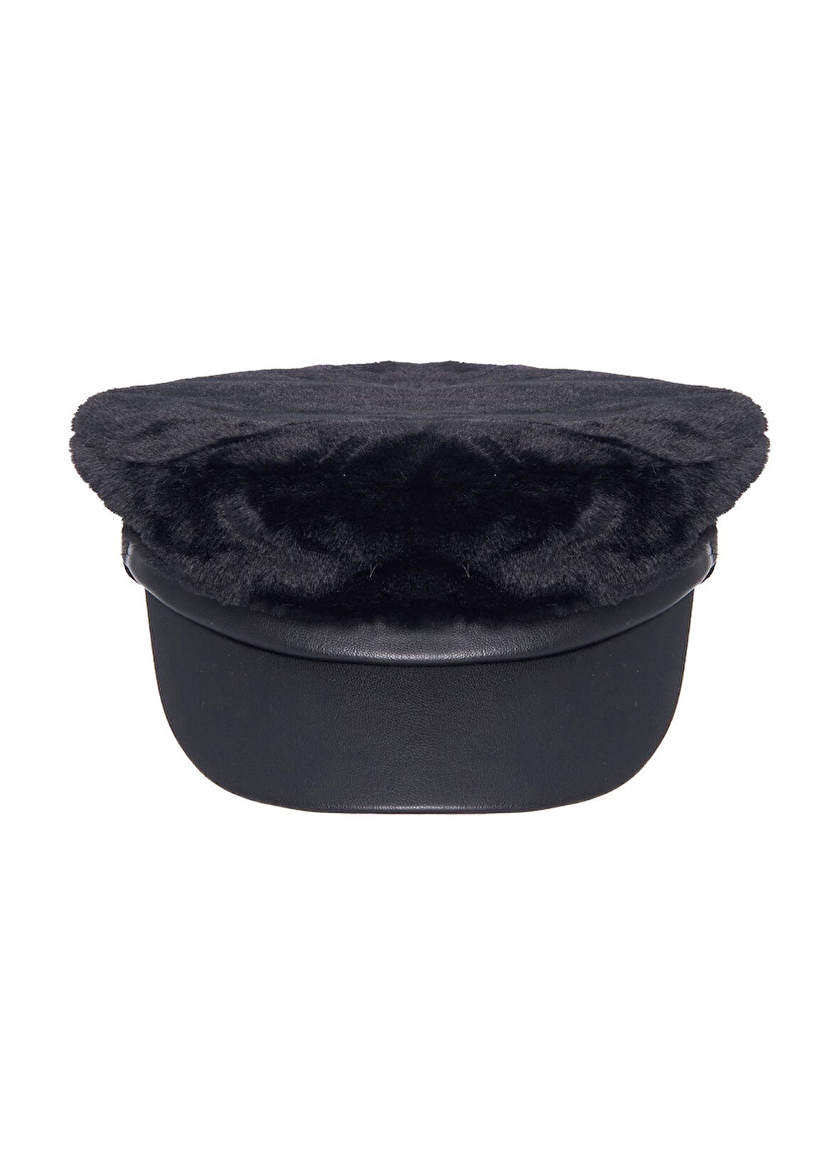 Plush Model Kasket Şapka 