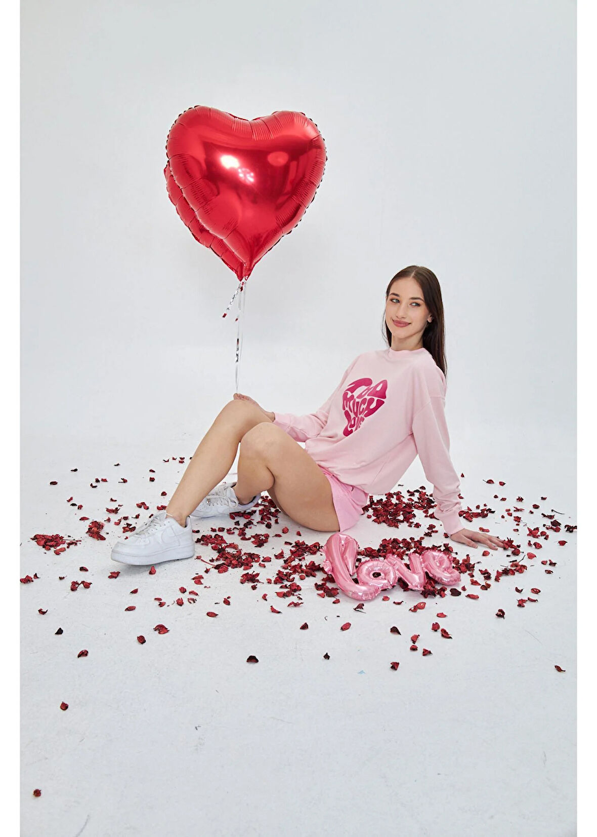 Too Much Baskılı Sweatshirt 