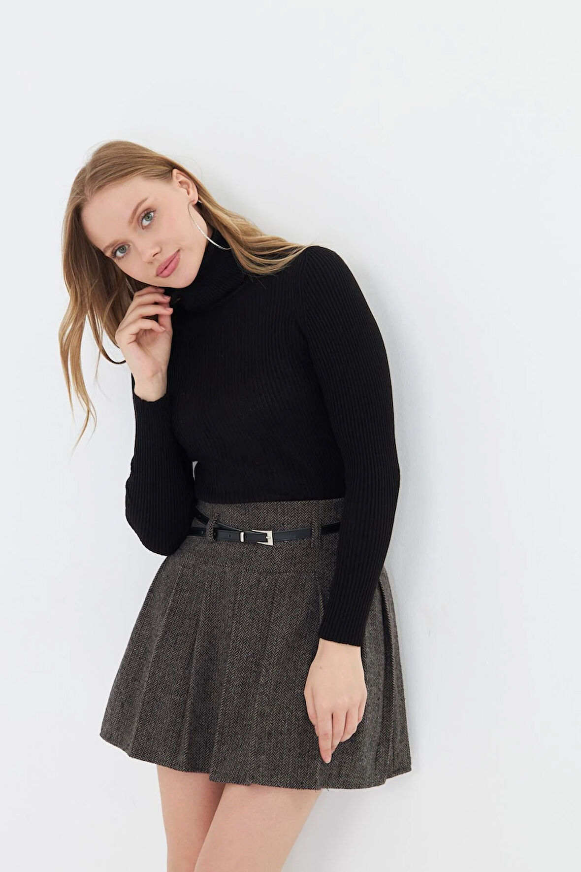 Tam Balıkçı Yaka Kazak 