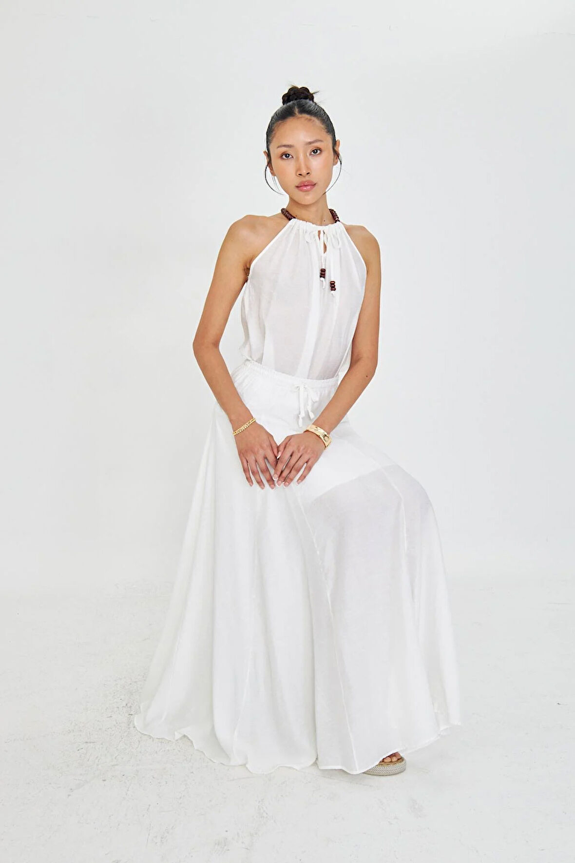 Astarlı Uzun Modal Etek	