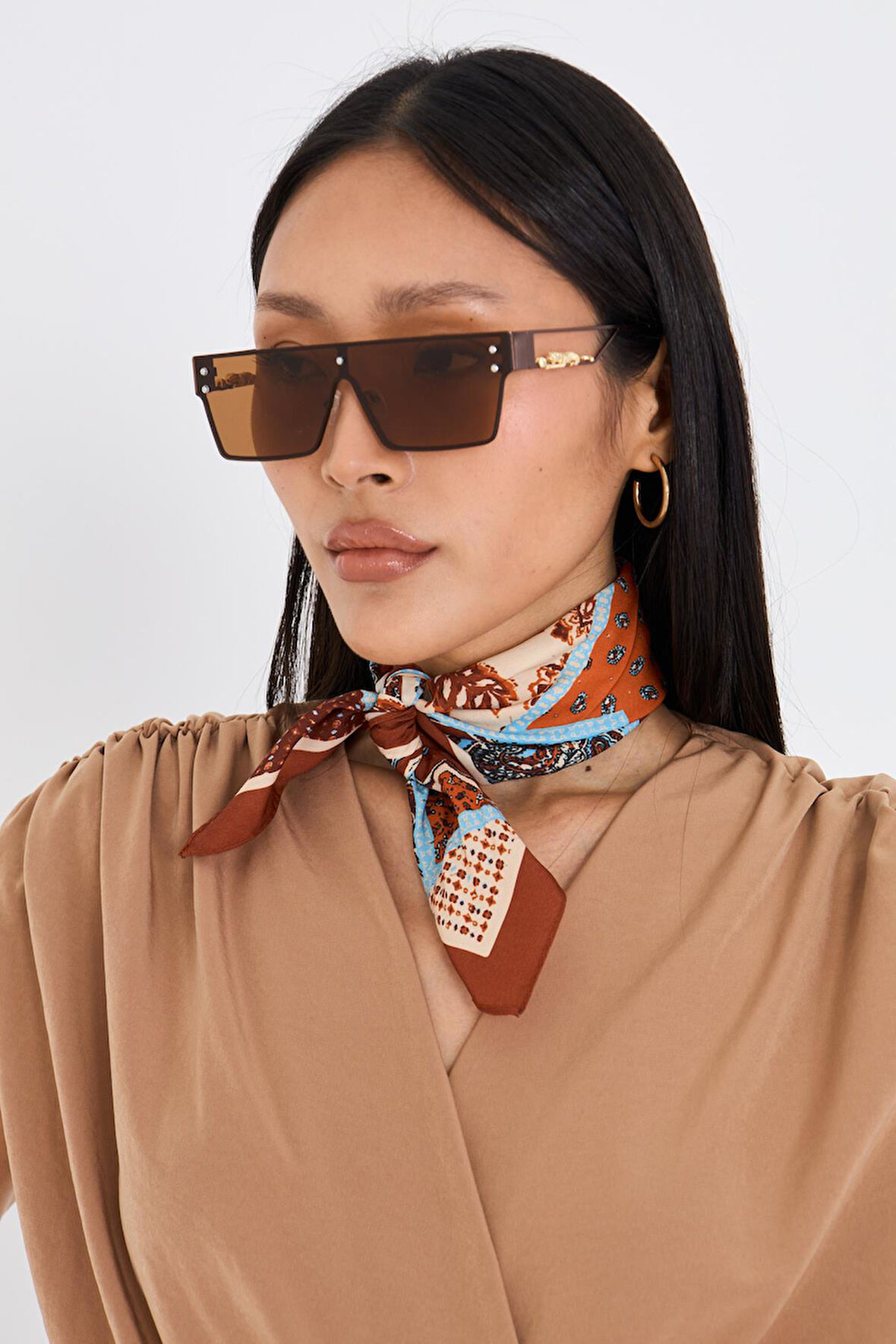 Desenli Bandana Fular