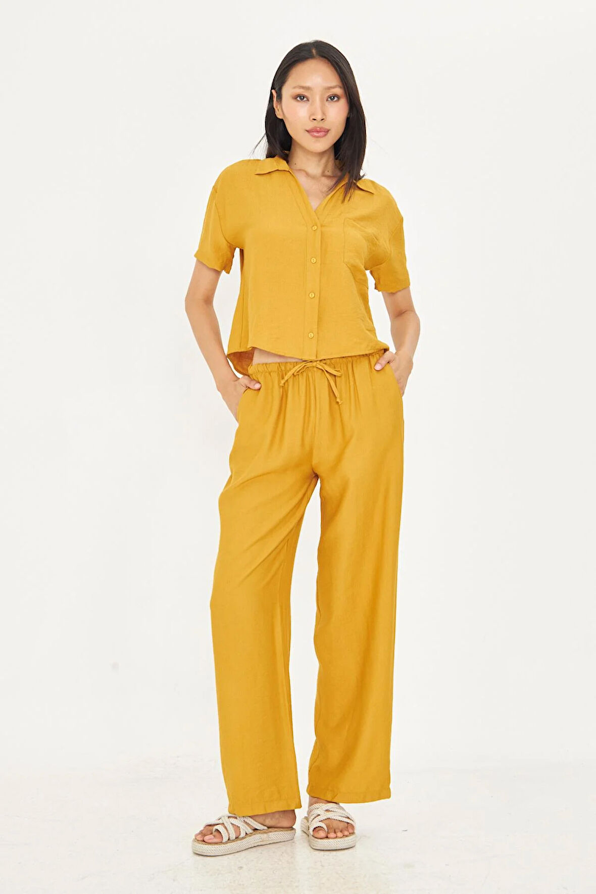 Beli Lastikli Cepli Pantolon