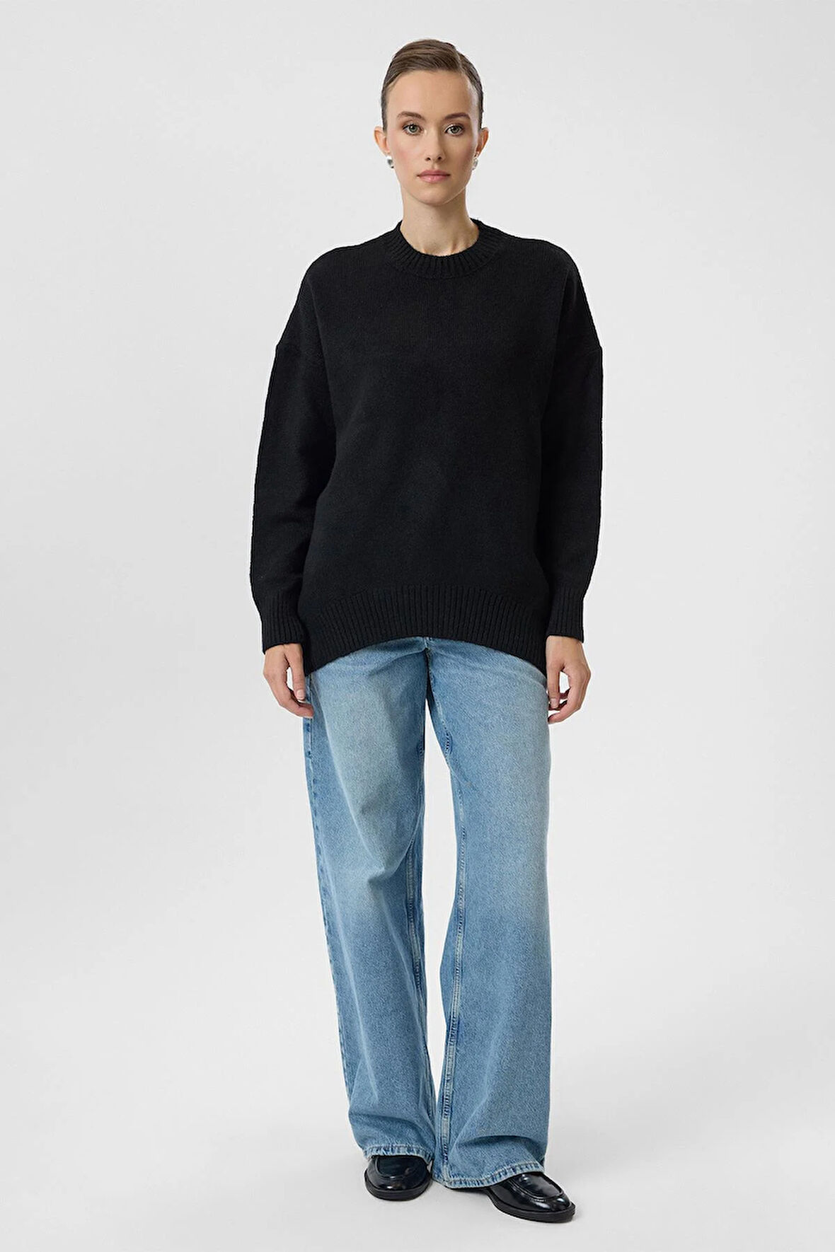 Bisiklet Yaka Basic Kazak