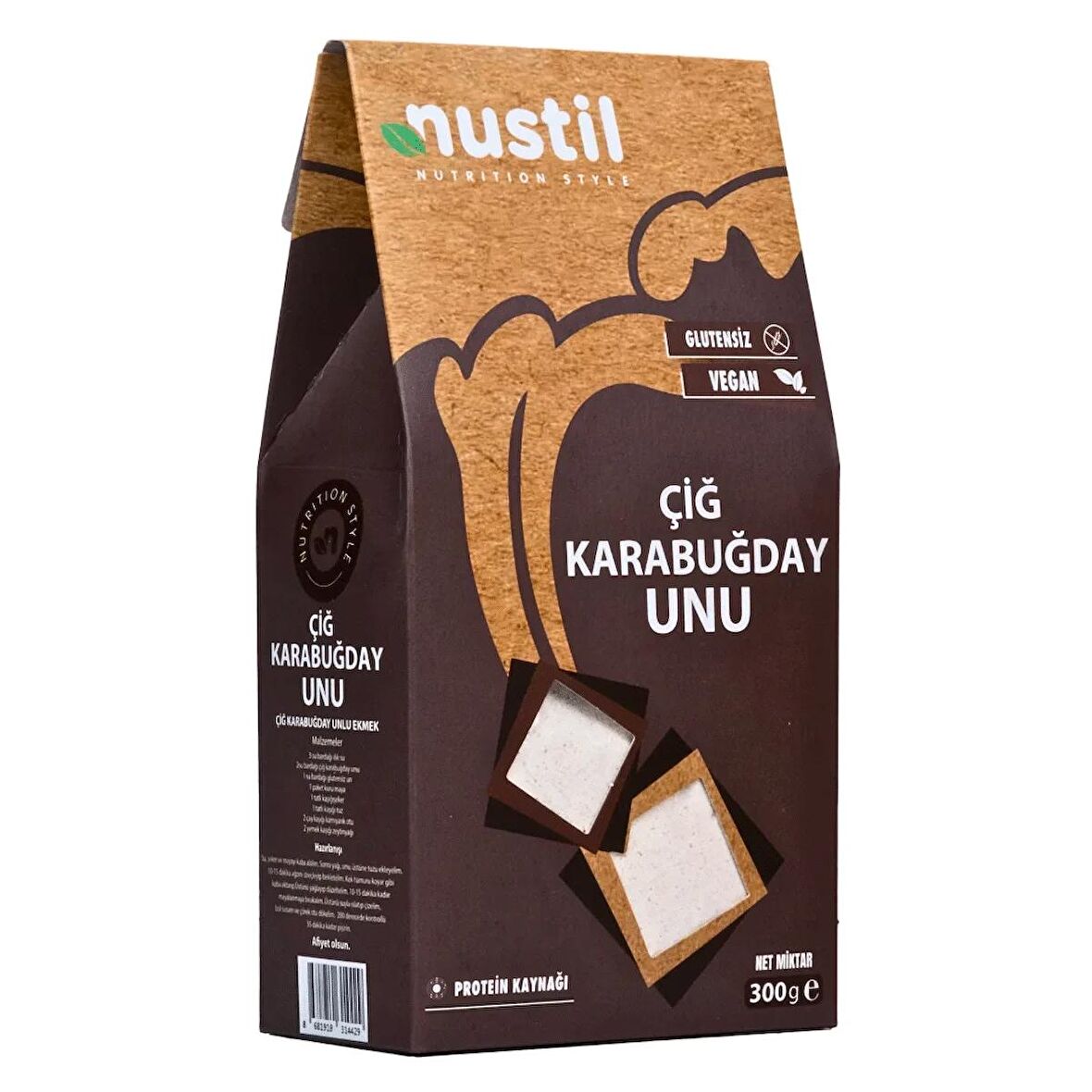 Nustil Çiğ Karabuğday Unu 300g