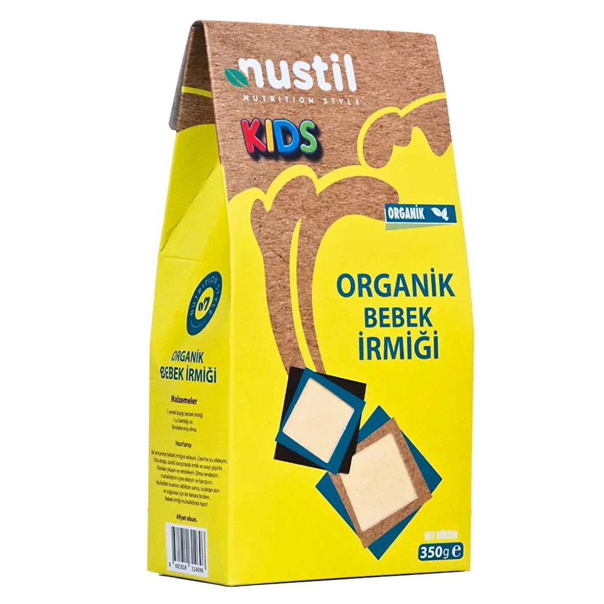 Nustil Organik Bebek İrmiği 350g