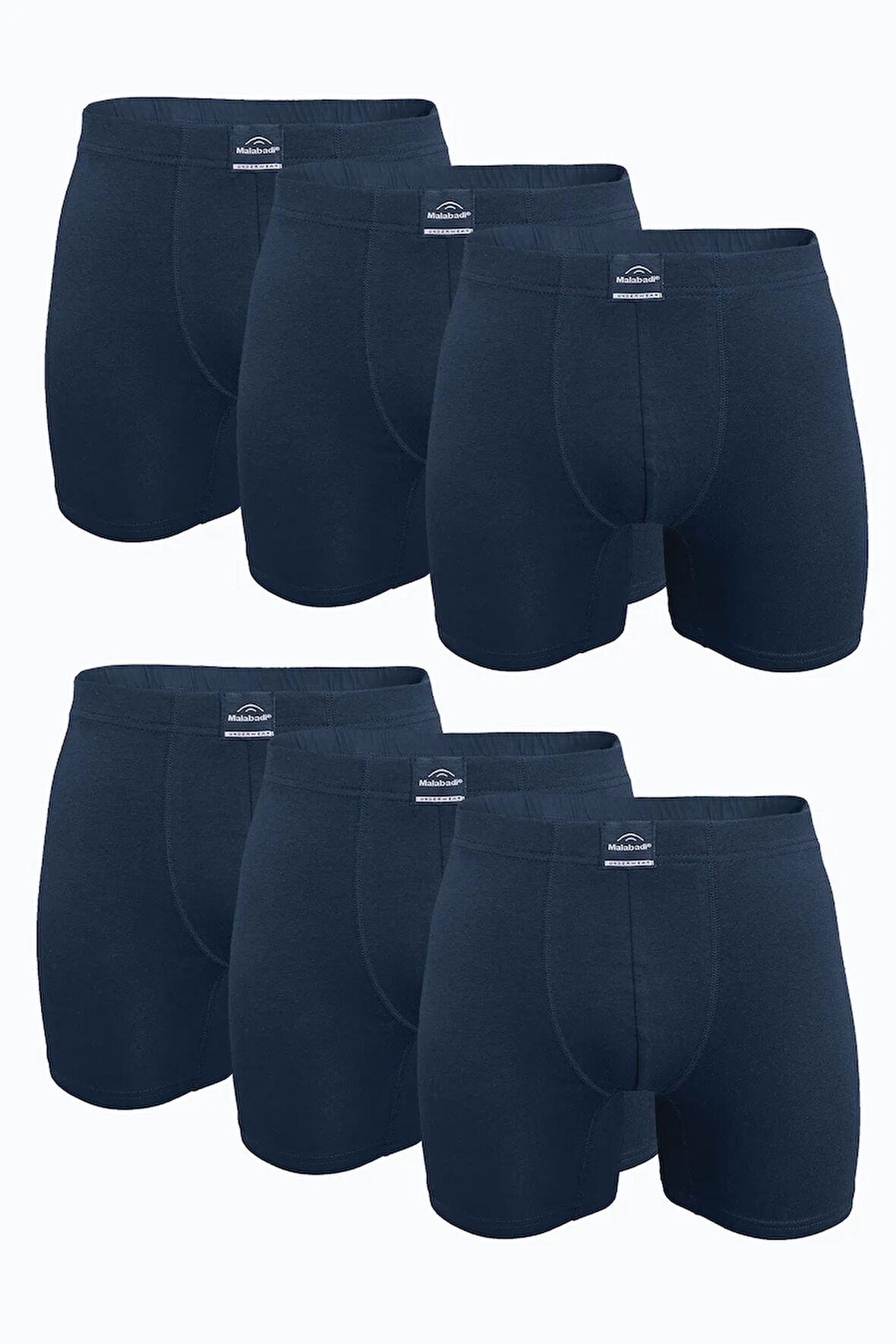 Erkek Füme 6 lı Premium Collection Modal Uzun Boxer 6M250