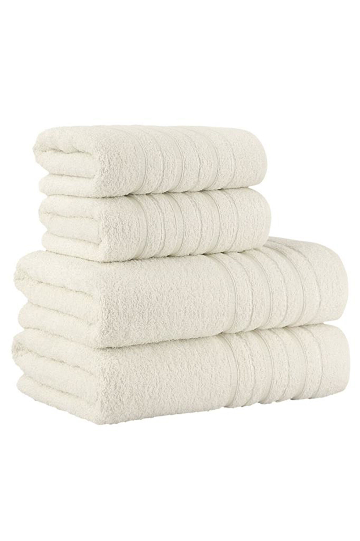 50x90 70x140 Cm Dora 4'lü Banyo Havlusu Seti