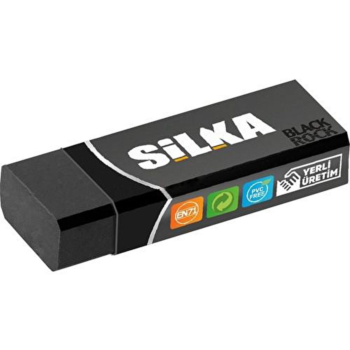 Silka Art.9 Black Rock Silgi 20'li Paket(Siyah)