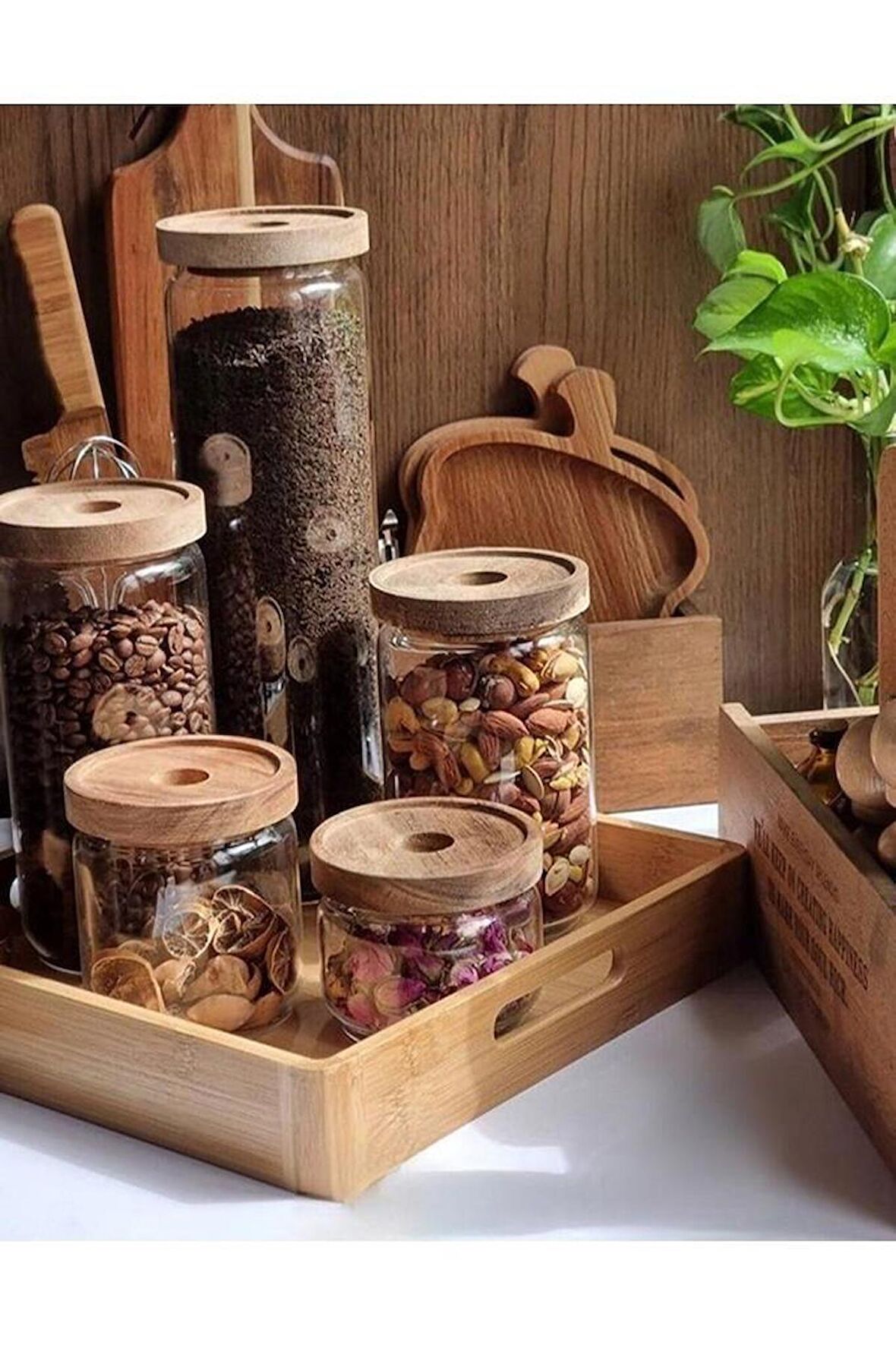 Arow 5'li Cam Kavanoz Seti DC1.TR-2854