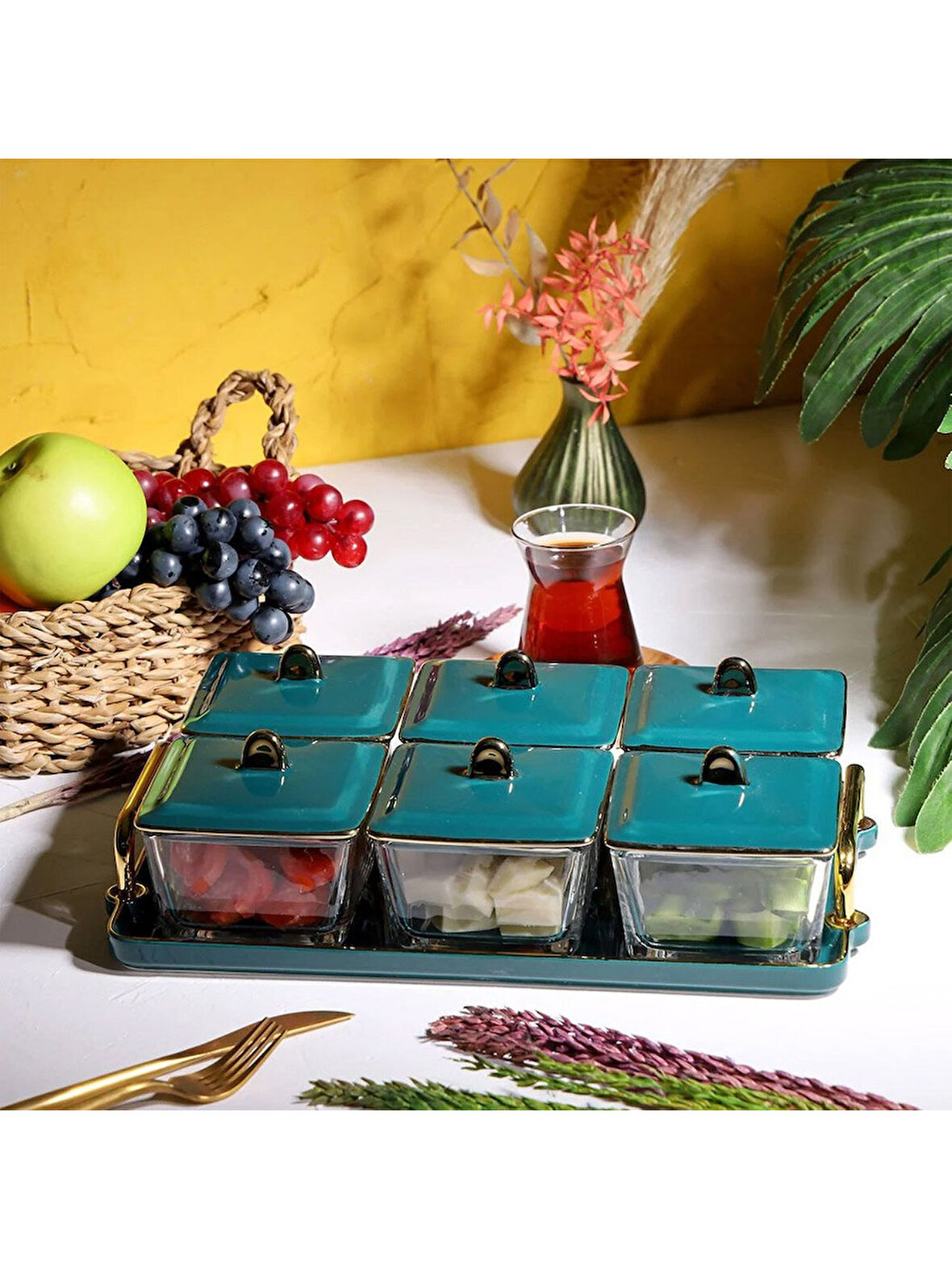 Arow Kahvaltı Seti Cam 6 Parça Candy DC.TR-3026 4378