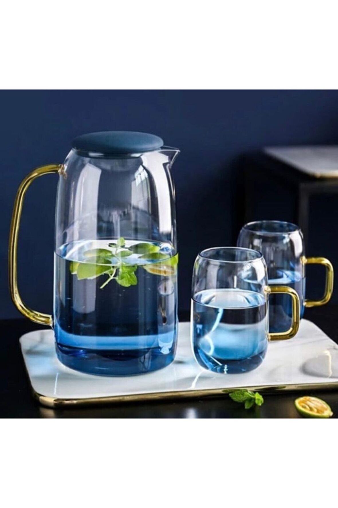 Matris 7 Parça Sürahi Bardak Takımı Tr-3451