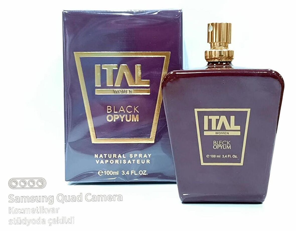 Ital 100 Ml Bayan Edt Black Opyum