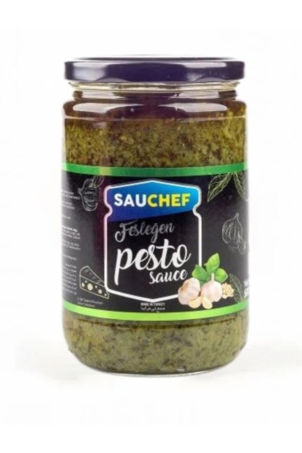 Sauchef Pesto Sos 600 gr Cam Şişe